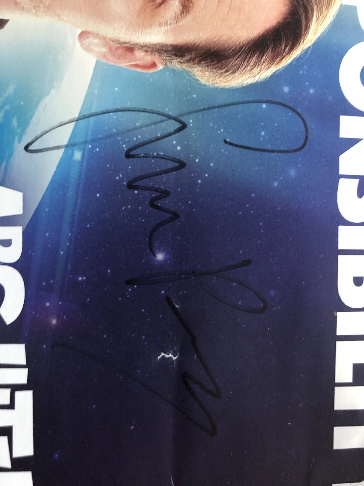 Signed Mini Poster Simon Pegg - Absolutely Anything, image 2