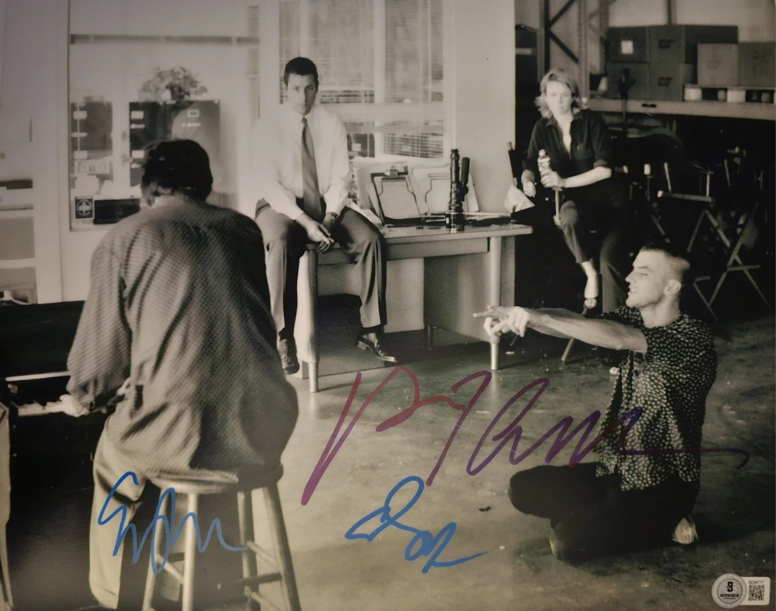 Paul Thomas Anderson, Adam Sandler, Emily Watson — PAUL THOMAS ANDERSON ADAM SANDLER SIGNED AUTOGRAPH 11X14 PUNCH DRUNK LOVE BAS