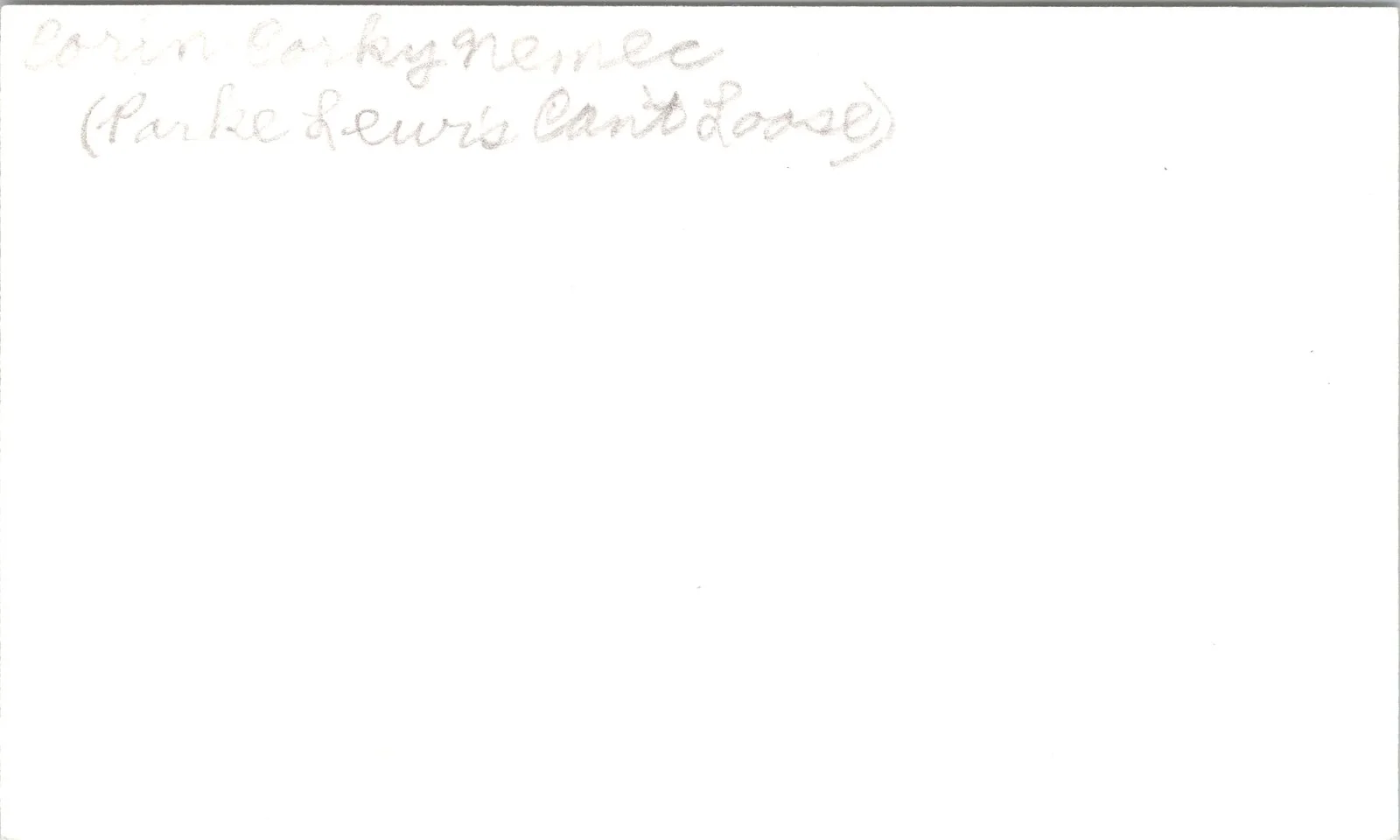 Corin Nemec — Corin Nemec Signed 3x5 Index Card Parker Lewis Can't Lose Autographed, изображение 2