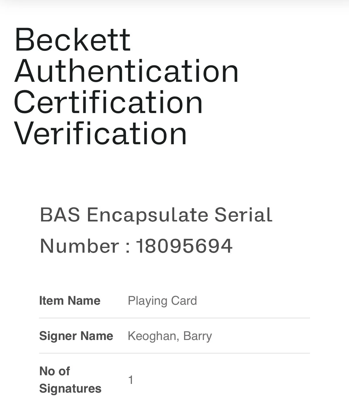 Barry Keoghan — BARRY KEOGHAN SIGNED THE JOKER BATMAN PLAYING CARD AUTOGRAPH BECKETT 18095694, изображение 3