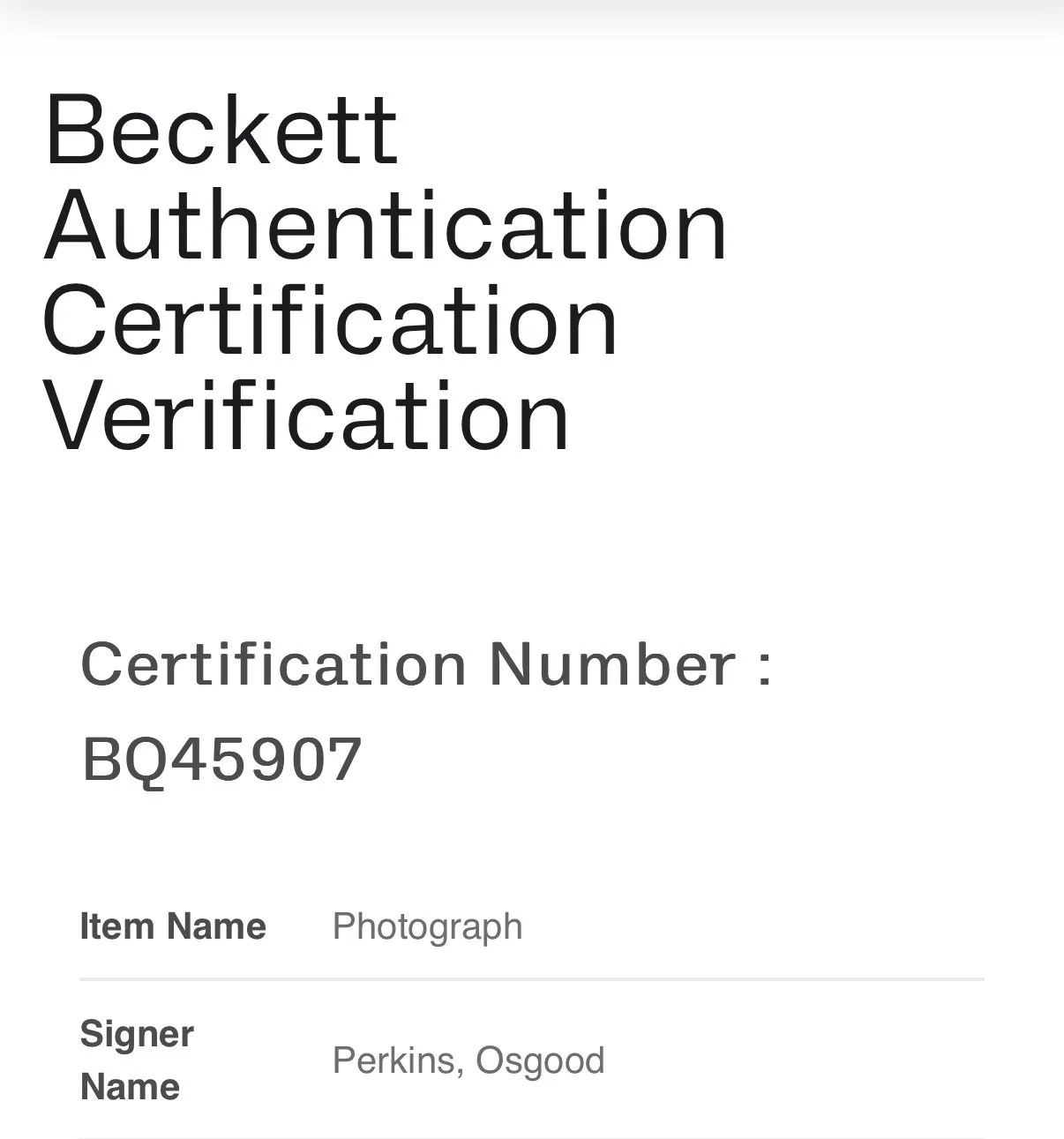 Osgood Perkins — OSGOOD PERKINS SIGNED AUTOGRAPH LONGLEGS 8x10 PHOTO BECKETT COA BQ45907, image 3