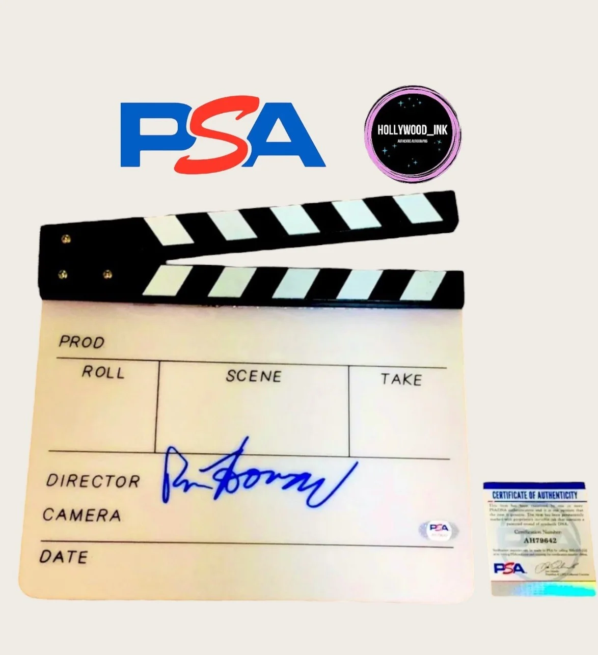Ron Howard — RON HOWARD SIGNED AUTOGRAPH DIRECTOR CLAPBOARD APOLLO 13 SOLO PSA COA AH79642