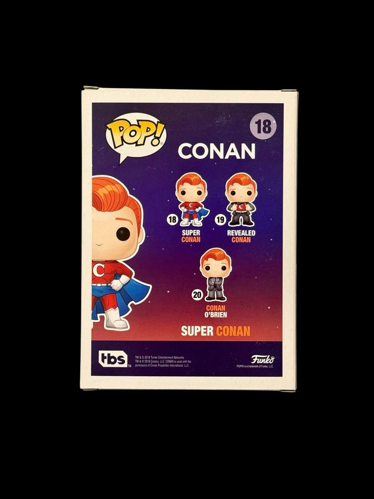 CONAN O'BRIEN — CONAN O'BRIEN SIGNED FUNKO 18 SUPER CONAN AUTHENTIC AUTOGRAPH BECKETT BQ95579, изображение 4