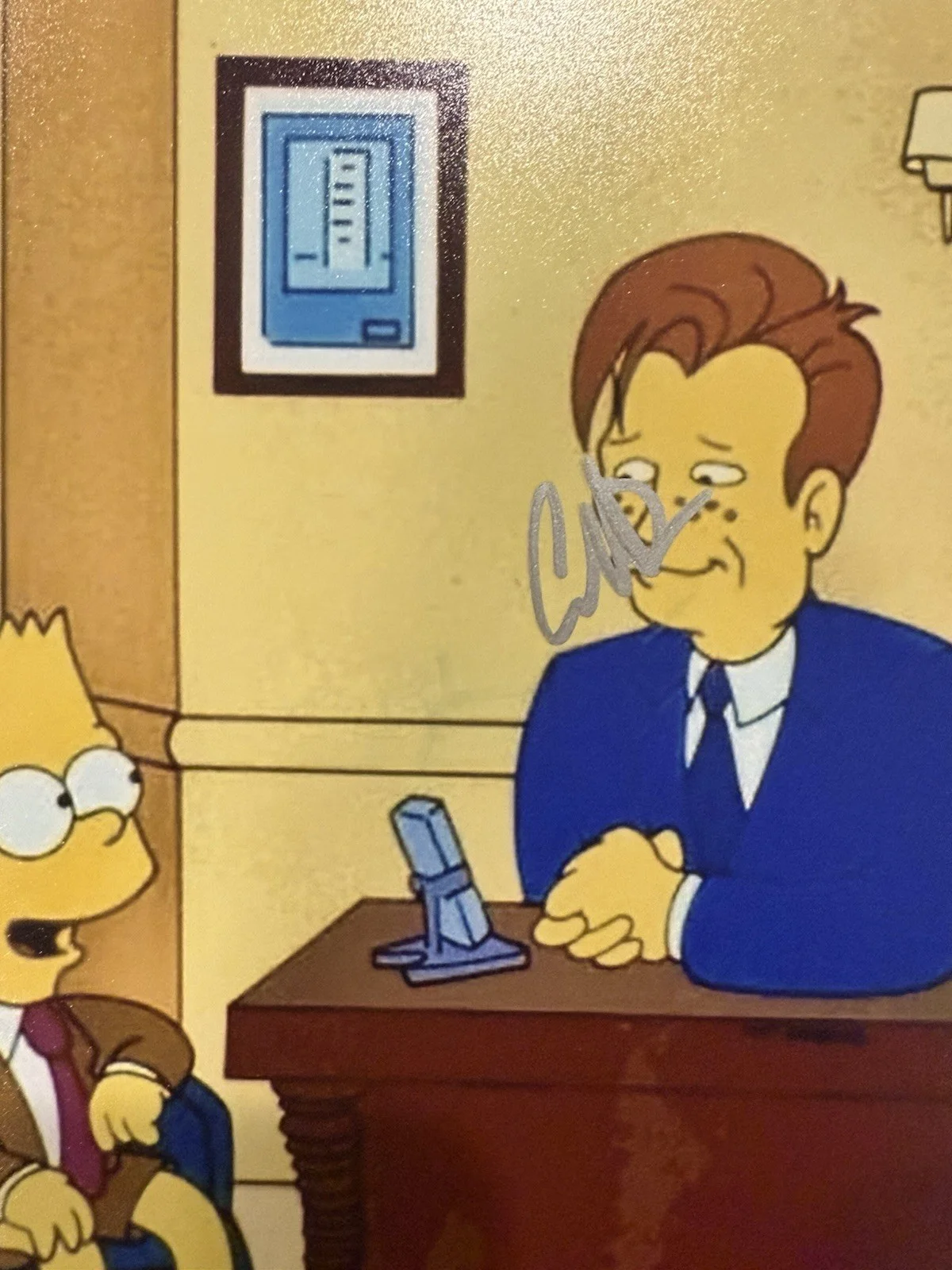 Conan O'Brien — CONAN O’BRIEN SIGNED AUTOGRAPH 8x10 THE SIMPSONS PHOTO BECKETT BQ95700, изображение 2