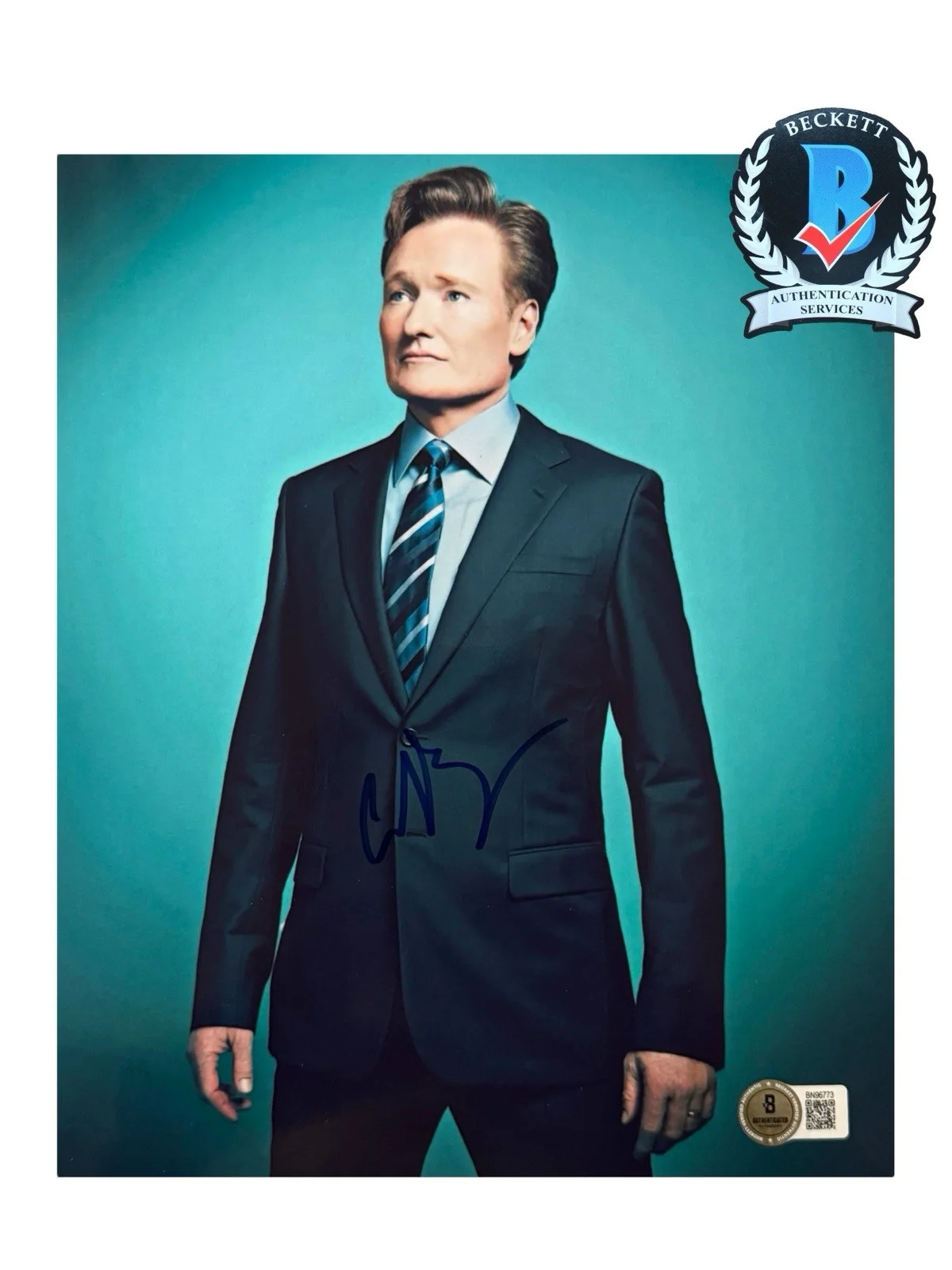 Conan O'Brien — CONAN O’BRIEN SIGNED AUTOGRAPH 8x10 PHOTO BECKETT COA BN96773
