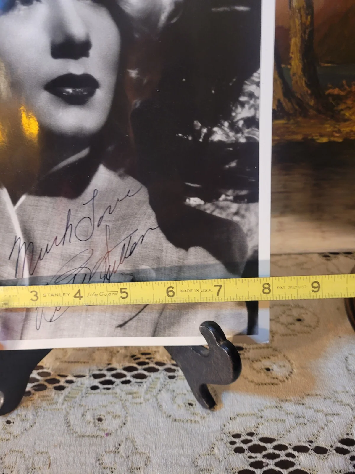 VINTAGE PRESS PHOTO BETTY HUTTON AUTOGRAPHED 8×10, image 5