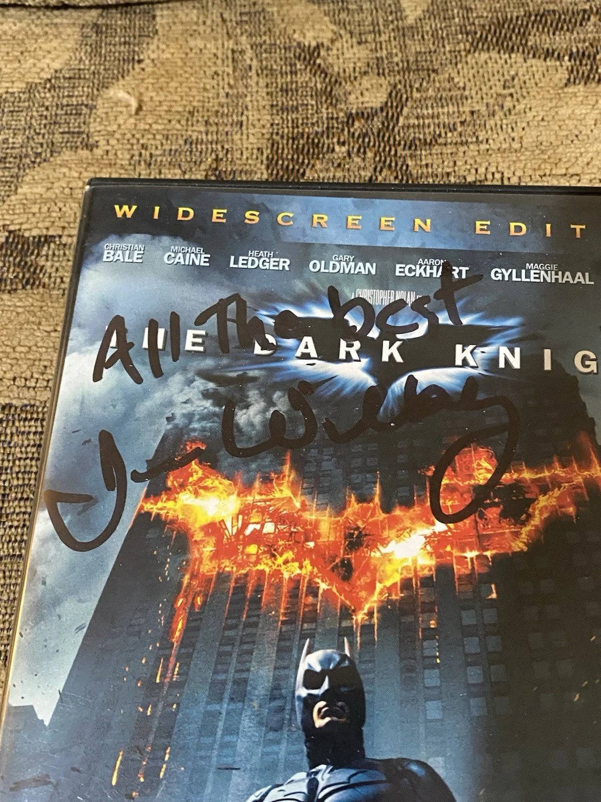 John Caglione Jr — The Dark Knight Signed 8x10 & DVD John Caglione Jr. + 2 - Batman, image 5