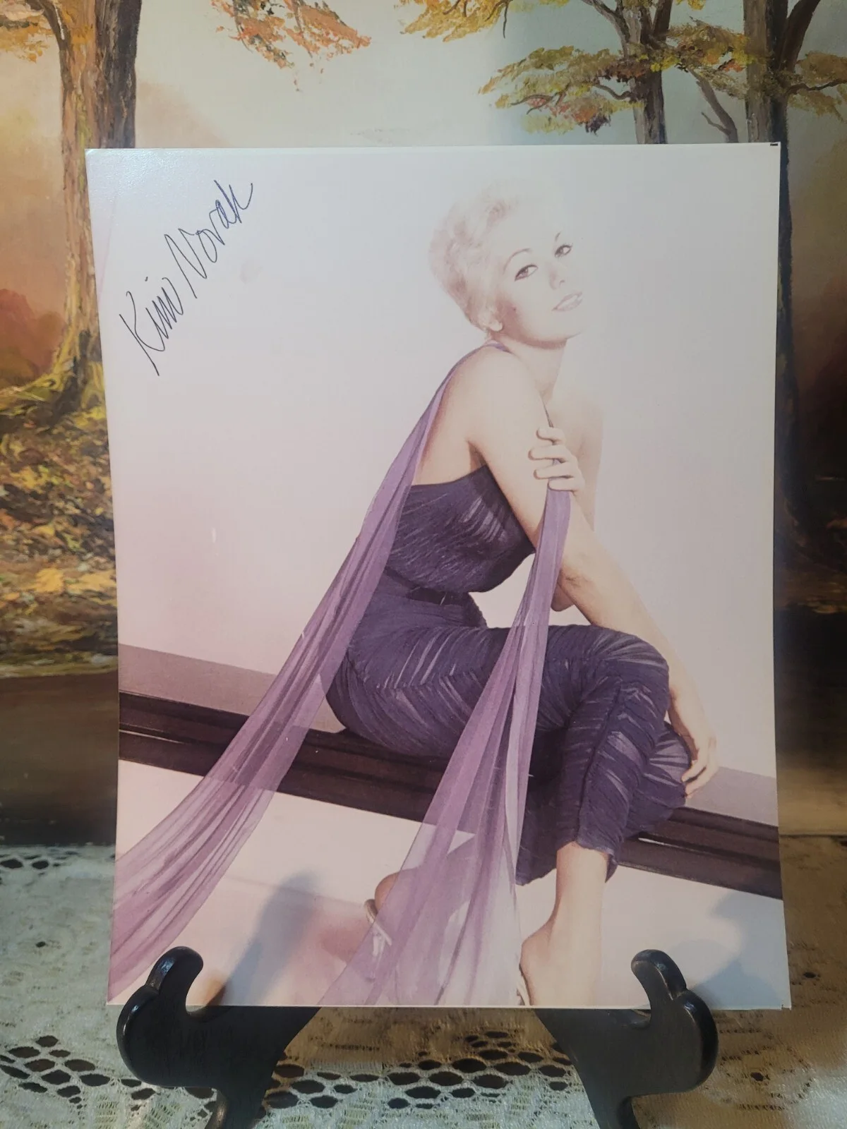 Kim Novak Signed 8x10 Press Photo W/ Certificate Of Authenticity, изображение 2