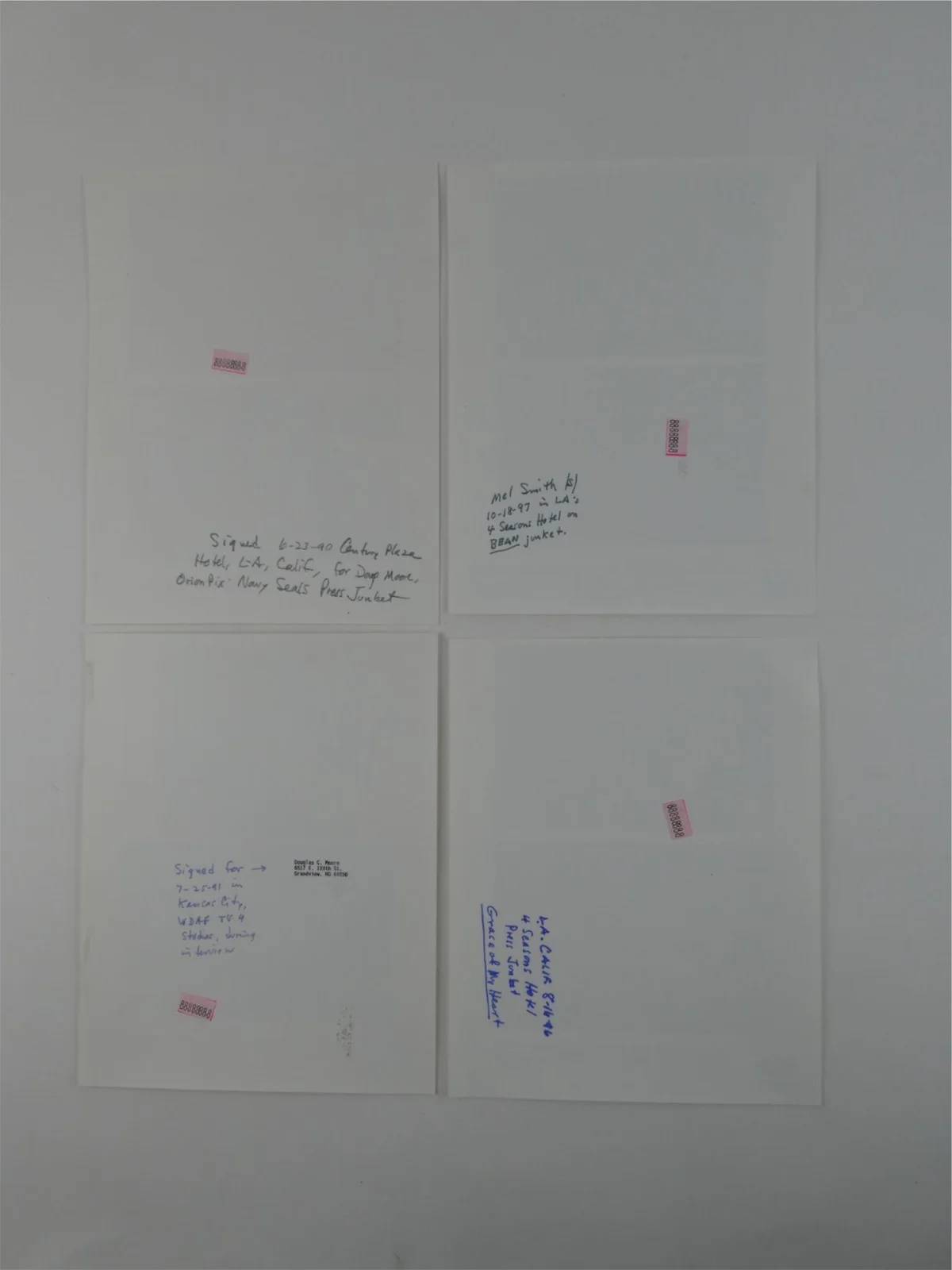 Lewis Teague — Lewis Teague Mel Smith Michael Schultz Allison Anders Signed 8x10 Photo Lot of 4, image 2