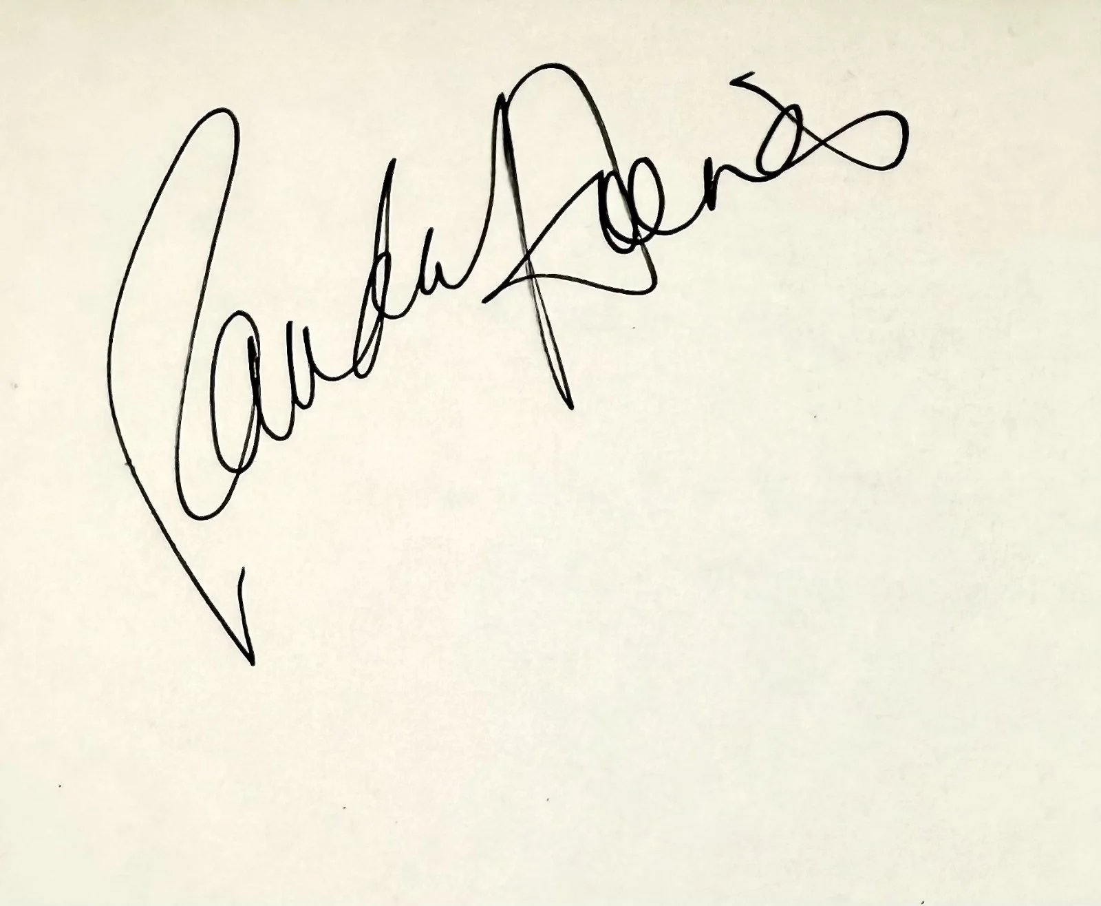 Randa Haines — RANDA HAINES Signed Autograph 4x6 INDEX CARD Children of a Lesser God HITCHCOCK, изображение 2