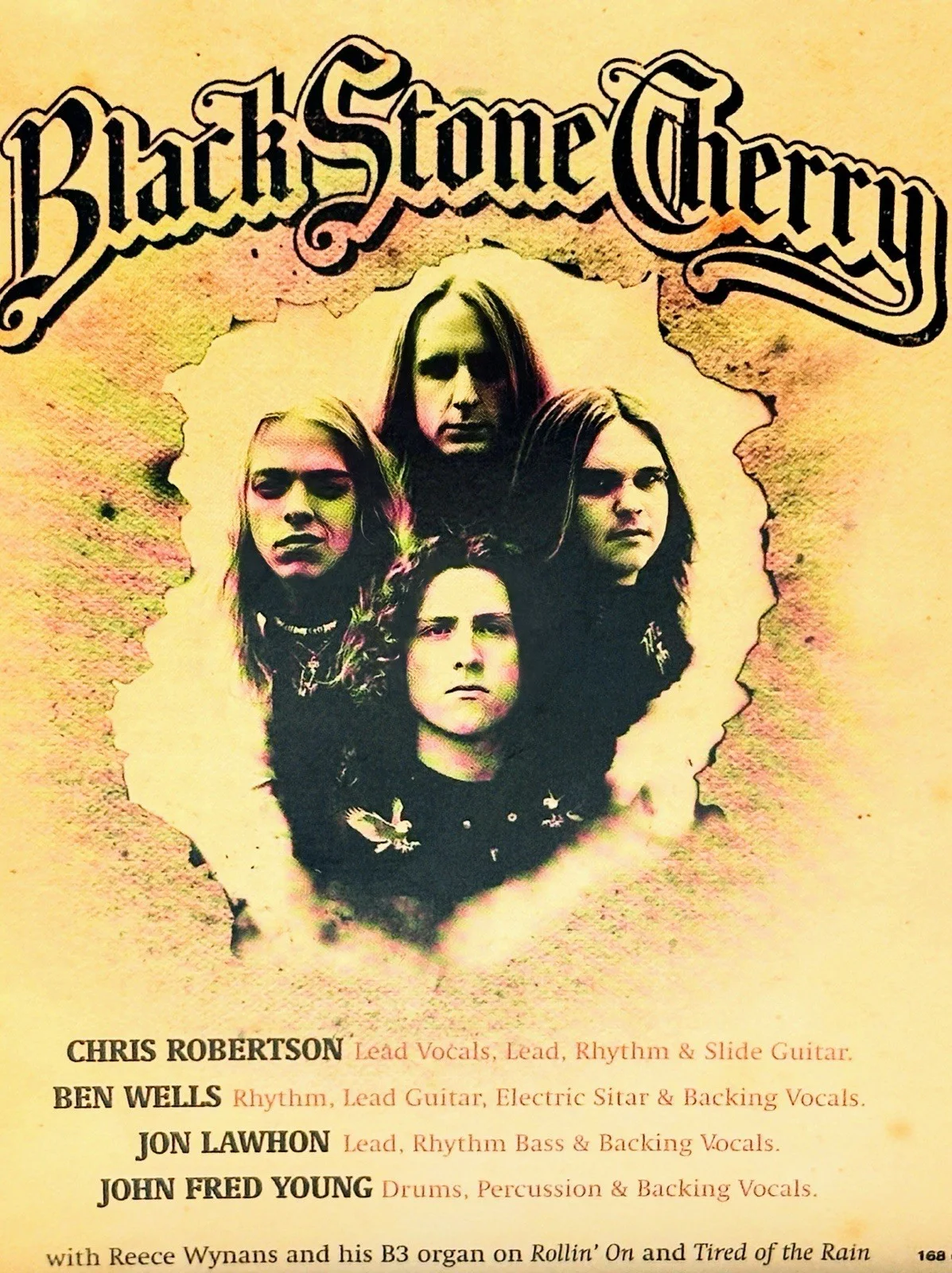 BLACK STONE CHERRY 1st Album Signed By The Whole Band Authentic Signature, image 3