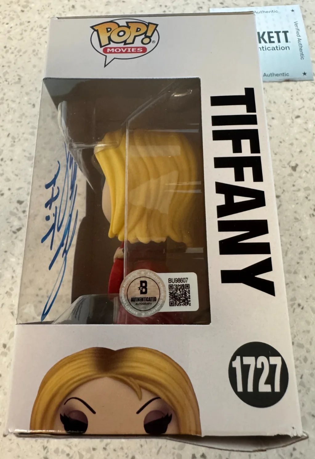 Jennifer Tilly Signed Autographed Tiffany Funko Pop 1727 Beckett COA Chucky, изображение 3