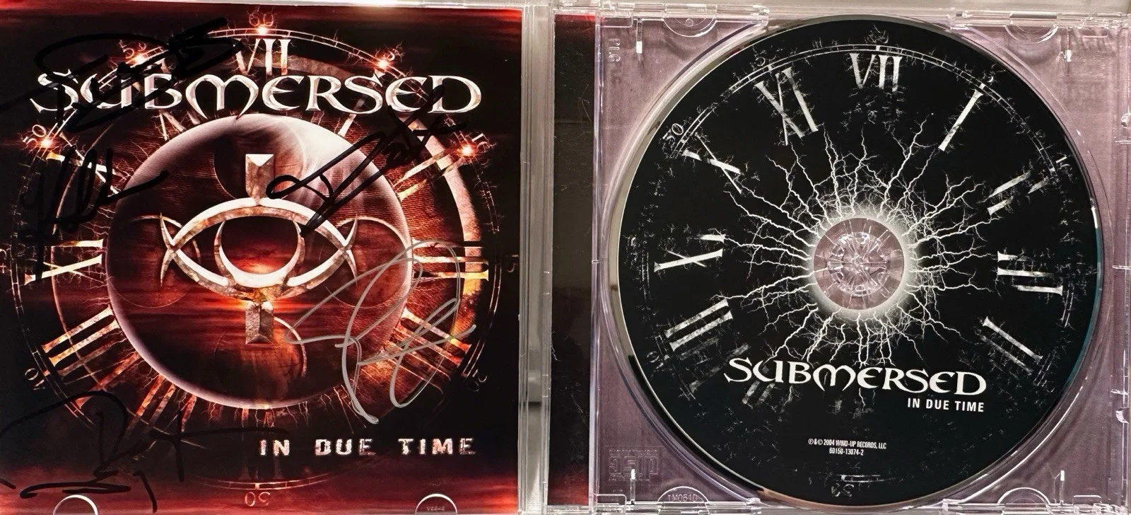 SUBMERSED (IN DUE TIME) Authentic Signatures From The Band, image 3