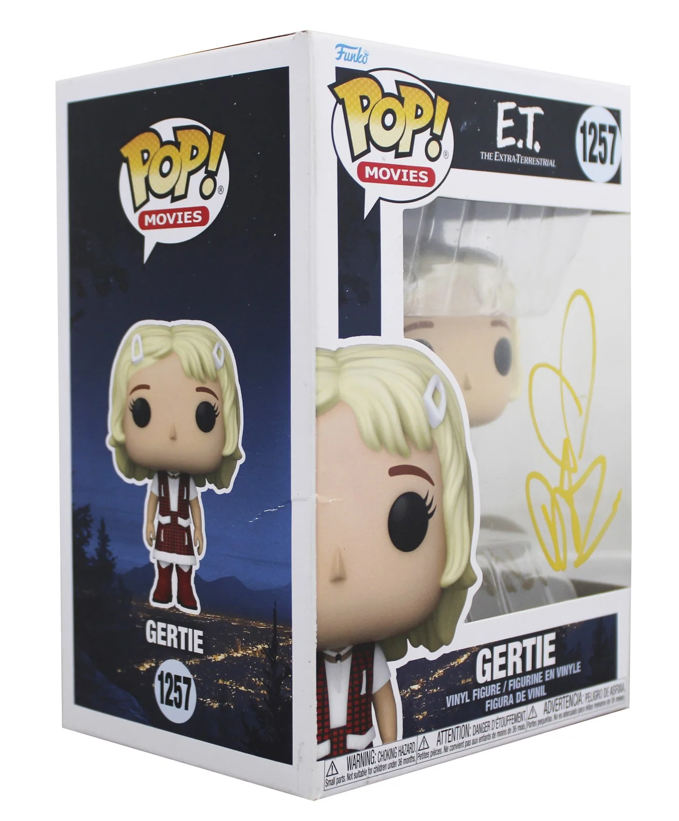 Drew Barrymore — Drew Barrymore E.T. Signed Gertie #1257 Funko Pop Vinyl Figure JSA #CI46742, image 5