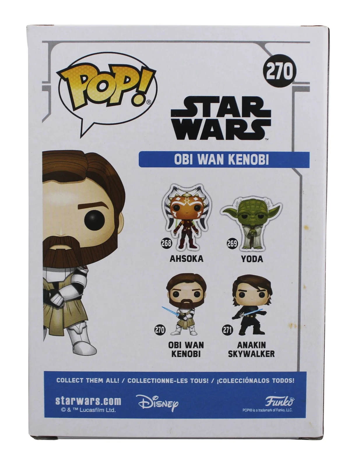 Ewan McGregor — Ewan McGregor Star Wars Signed Obi Wan Kenobi #270 Funko Pop Vinyl Figure BAS W, изображение 4