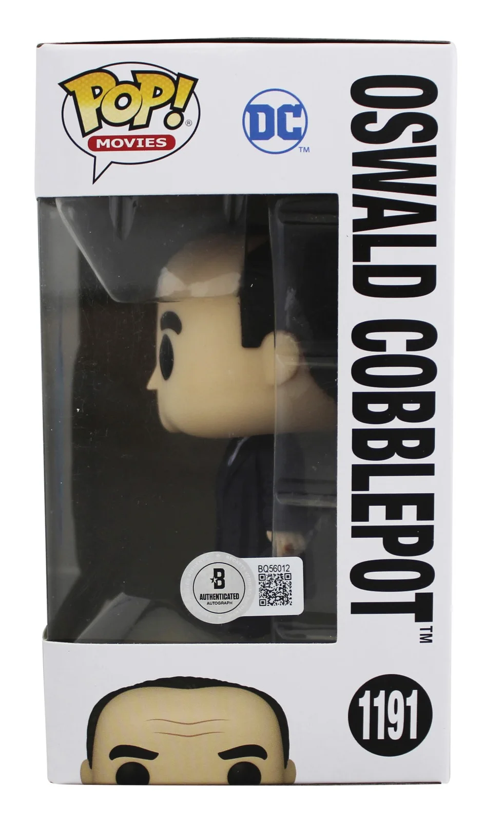 Colin Farrell — Colin Farrell Signed Oswald Cobblepot #1191 Funko Pop Vinyl Figure BAS #BQ56012, image 3