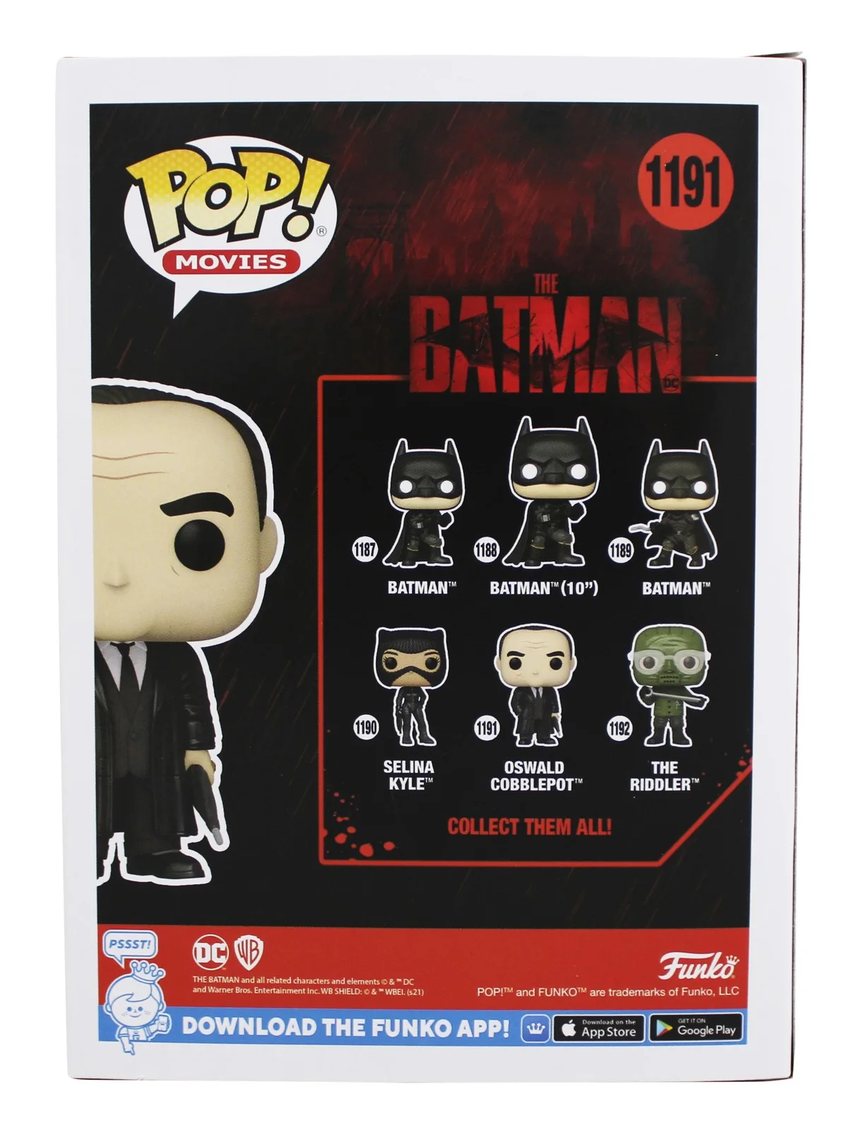 Colin Farrell — Colin Farrell Signed Oswald Cobblepot #1191 Funko Pop Vinyl Figure BAS #BQ56012, image 4