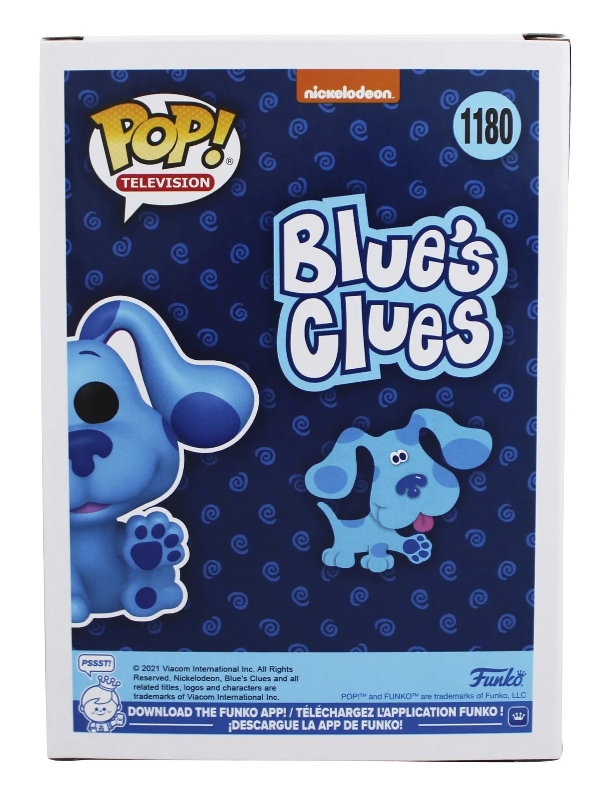 Steve Burns — Steve Burns Blue's Clues Signed Blue #1180 Funko Pop Vinyl Figure BAS #BS35831, image 4