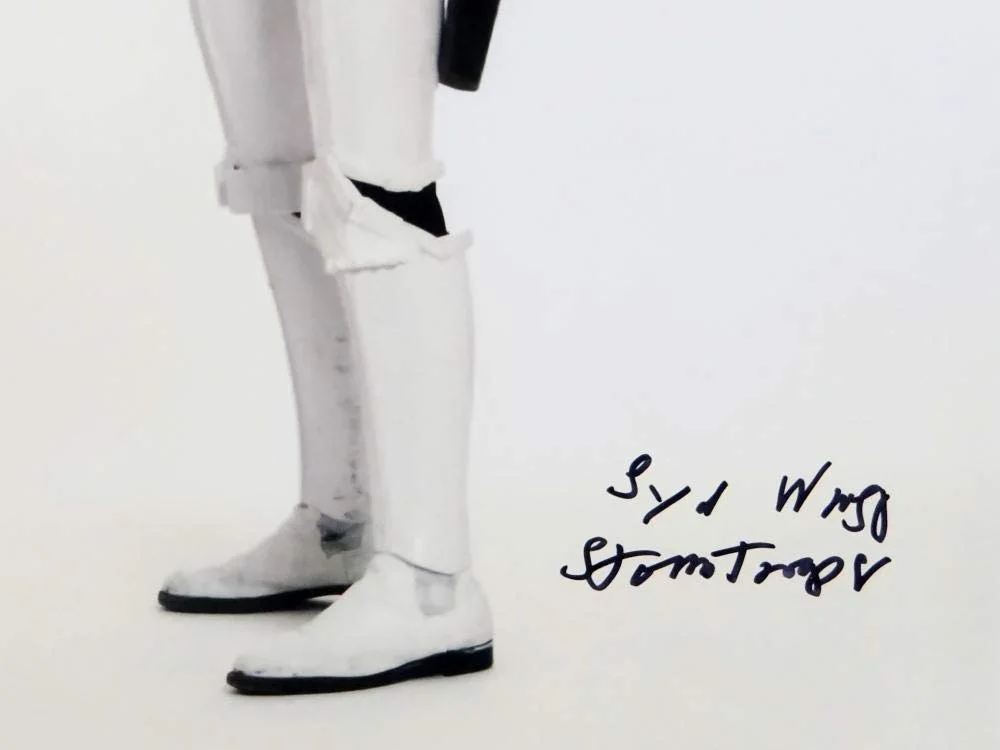 Syd Wragg — Syd Wragg Autographed Sideways Full Body 11x14 Photo w/ Insc - JSA Auth *Black, image 5