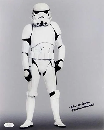 Syd Wragg — Joe Gibson Autographed Full Body 11x14 Photo w/ Stormtrooper - JSA Auth *Black, изображение 3