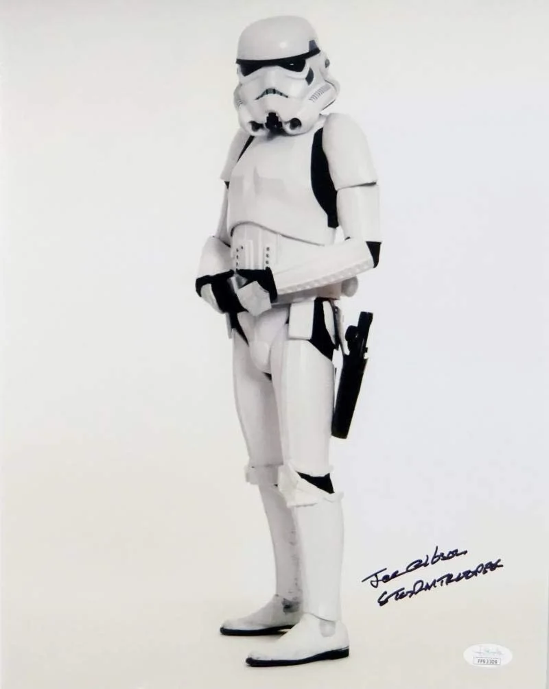 Syd Wragg — Joe Gibson Autographed Sideways Full Body 11x14 Photo w/ Stormtrooper - JSA Auth, image 4