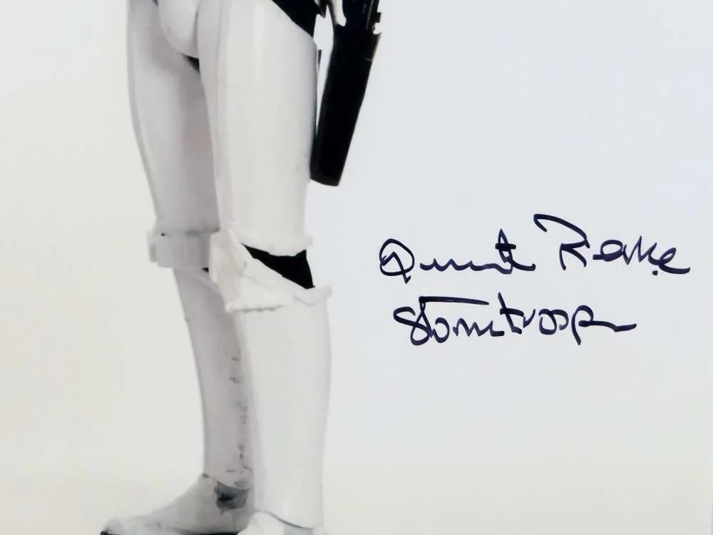 Syd Wragg — Quentin Pierre Autographed Sideways Full Body 11x14 Photo w/ Insc- JSA Auth *Blk, изображение 2
