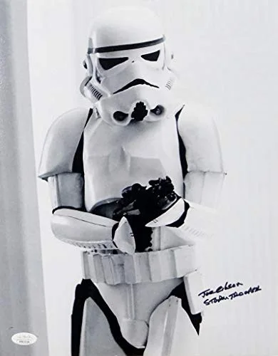 Syd Wragg — Joe Gibson Autographed 11x14 Photo From Movie w/ Stormtrooper - JSA Auth *Black, image 3