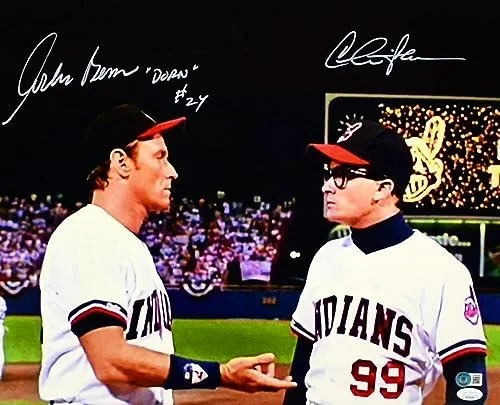 Charlie Sheen, amp, Corbin Bernsen — Charlie Sheen/Corbin Bernsen Signed Major League 16x20 Photo- Beckett W / JSA, изображение 4