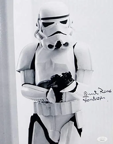 Syd Wragg — Quentin Pierre Autographed 11x14 Photo From Movie w/ Stormtrooper- JSA Auth *Blk, изображение 3