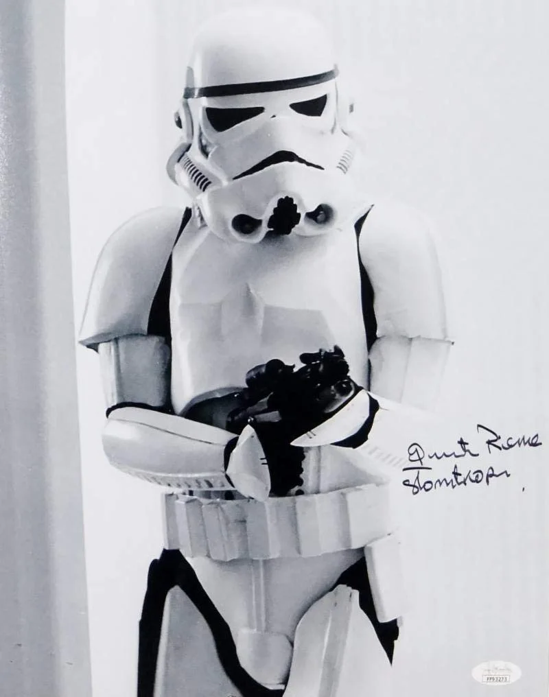 Syd Wragg — Quentin Pierre Autographed 11x14 Photo From Movie w/ Stormtrooper- JSA Auth *Blk, изображение 4