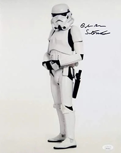 Chris Bunn — Chris Bunn Autographed Sideways Full Body 11x14 Photo w/ Insc - JSA Auth *Black, image 3