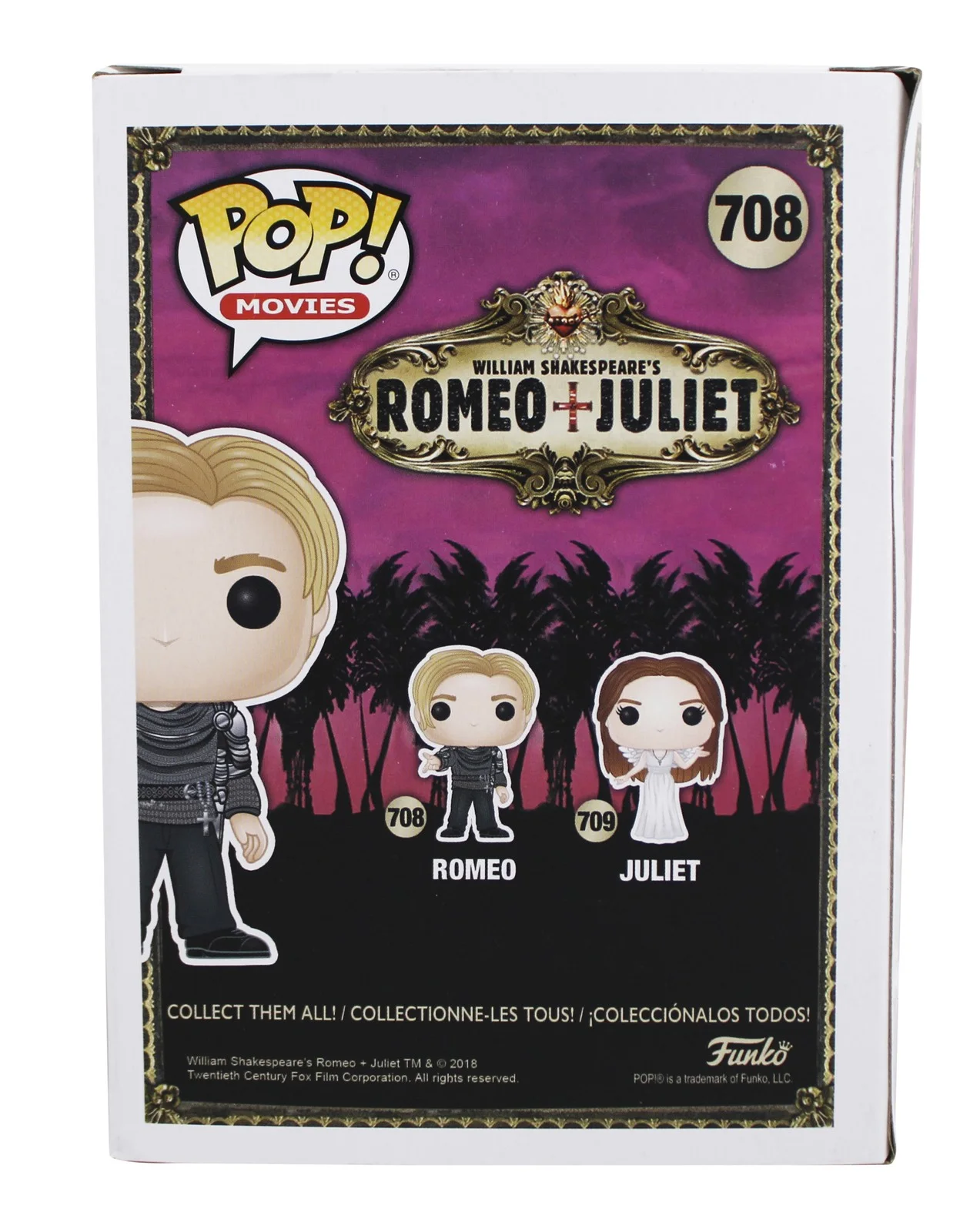 Leonardo DiCaprio — Leonardo DiCaprio Romeo & Juliet Signed #708 Funko Pop Vinyl Figure JSA #CF71502, image 4