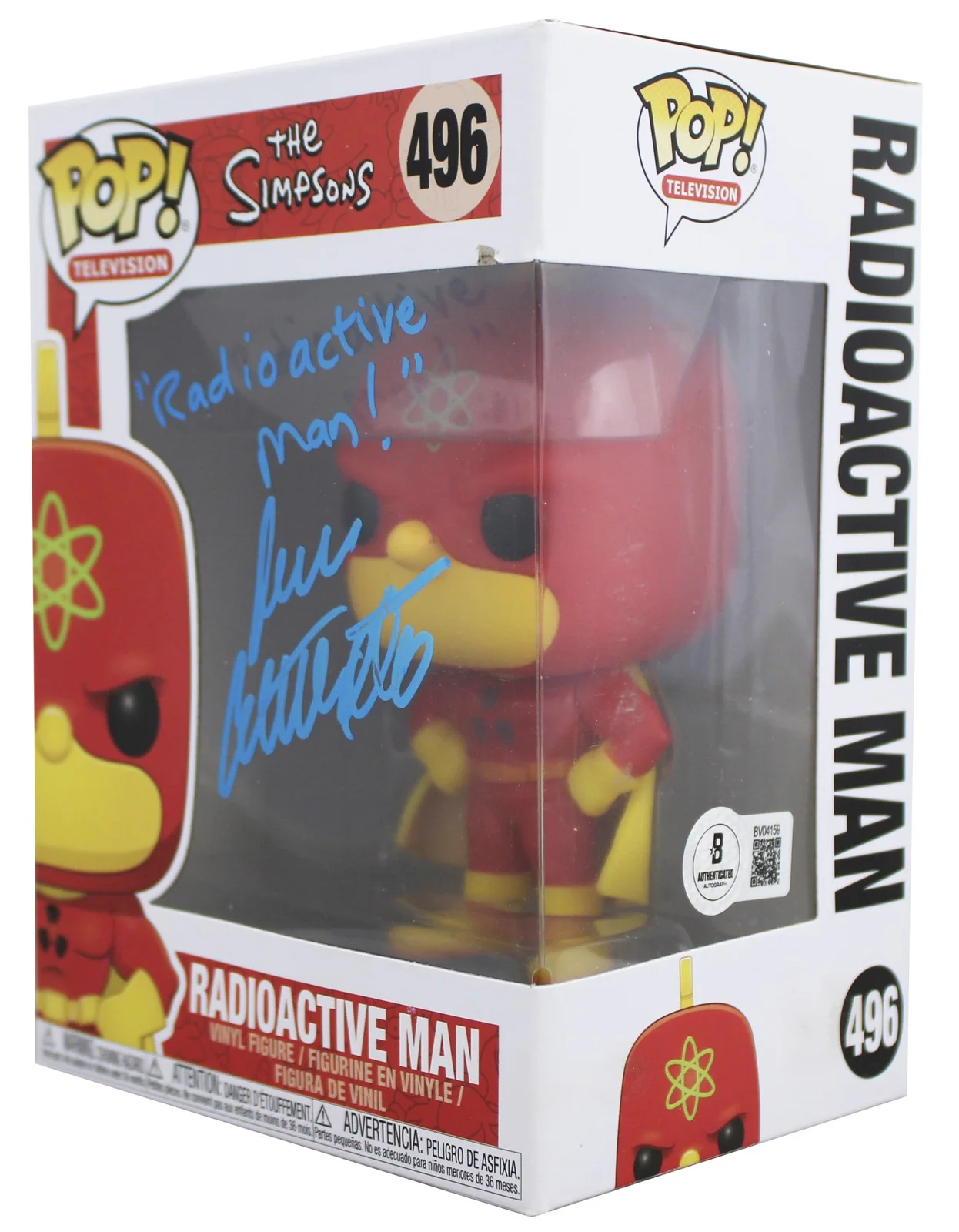 Dan Castellaneta — Dan Castellaneta The Simpsons Signed #496 Funko Pop Vinyl Figure BAS #BV04159, изображение 2