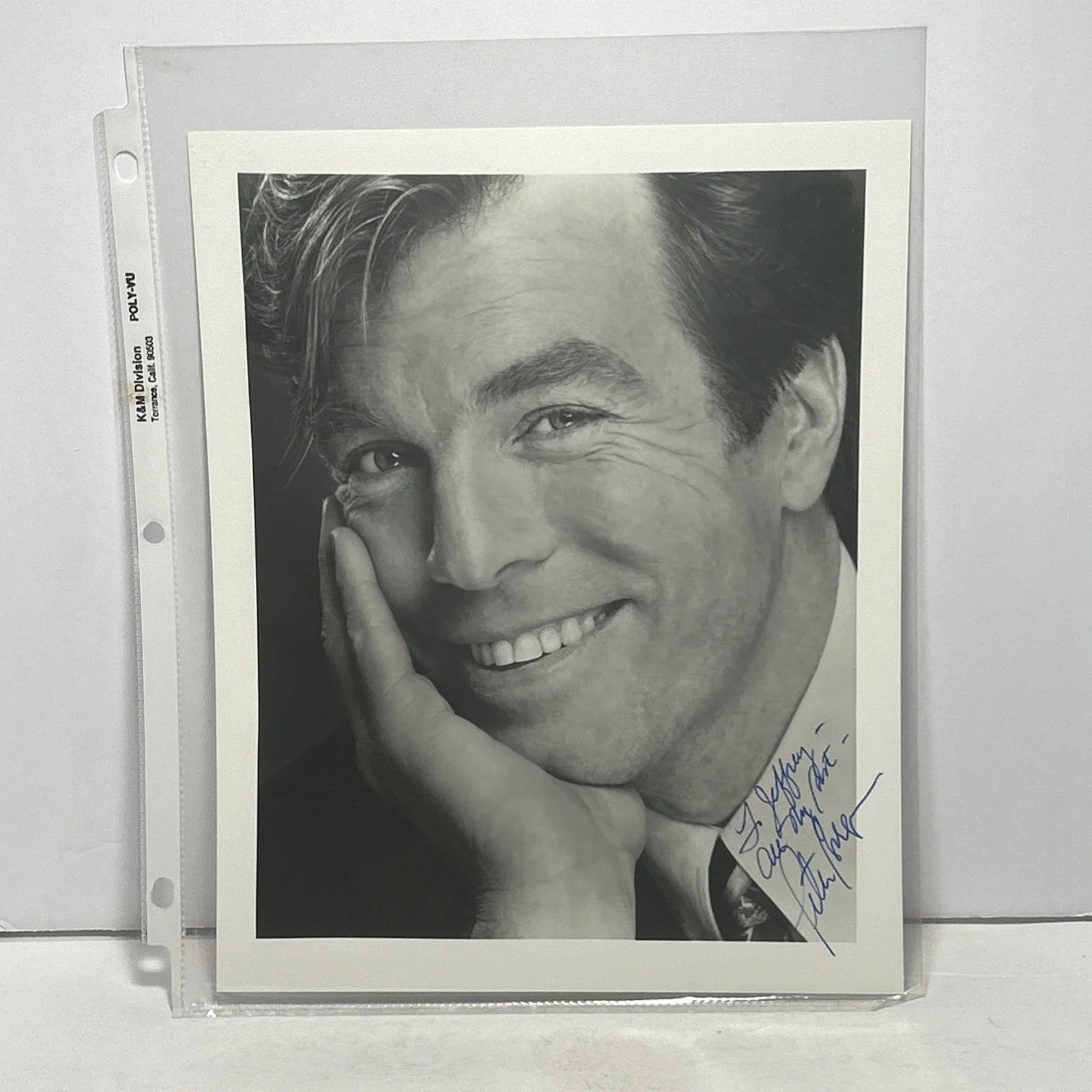 Peter Bergman — 1997 Peter Bergman "Jack" HAND SIGNED AUTOGRAPH Young & the Restless Soap Opera