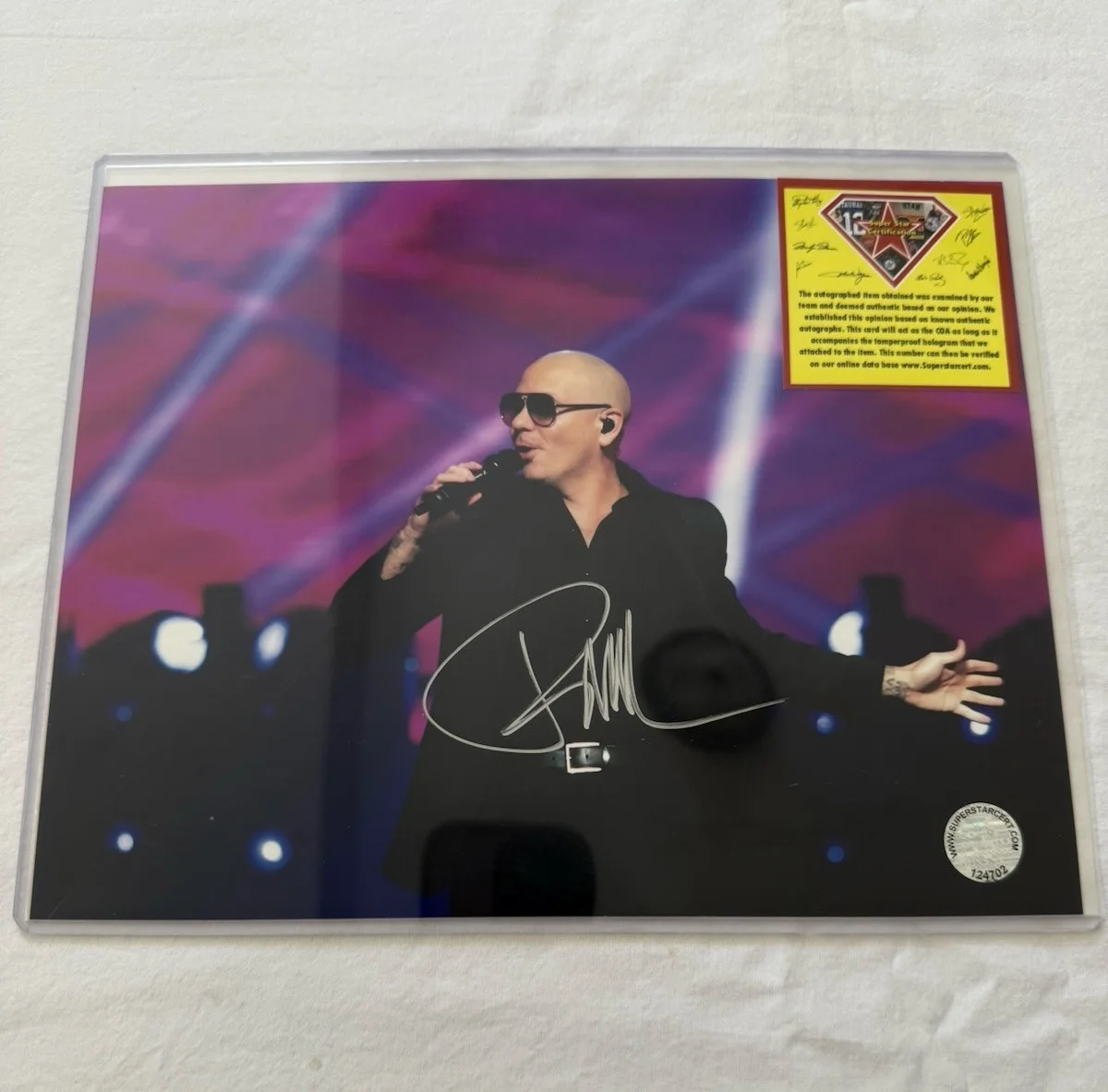 Armando Christian Pérez ‘Pitbull’ Rapper Signed Autographed 8x10 Photo W/COA, image 4