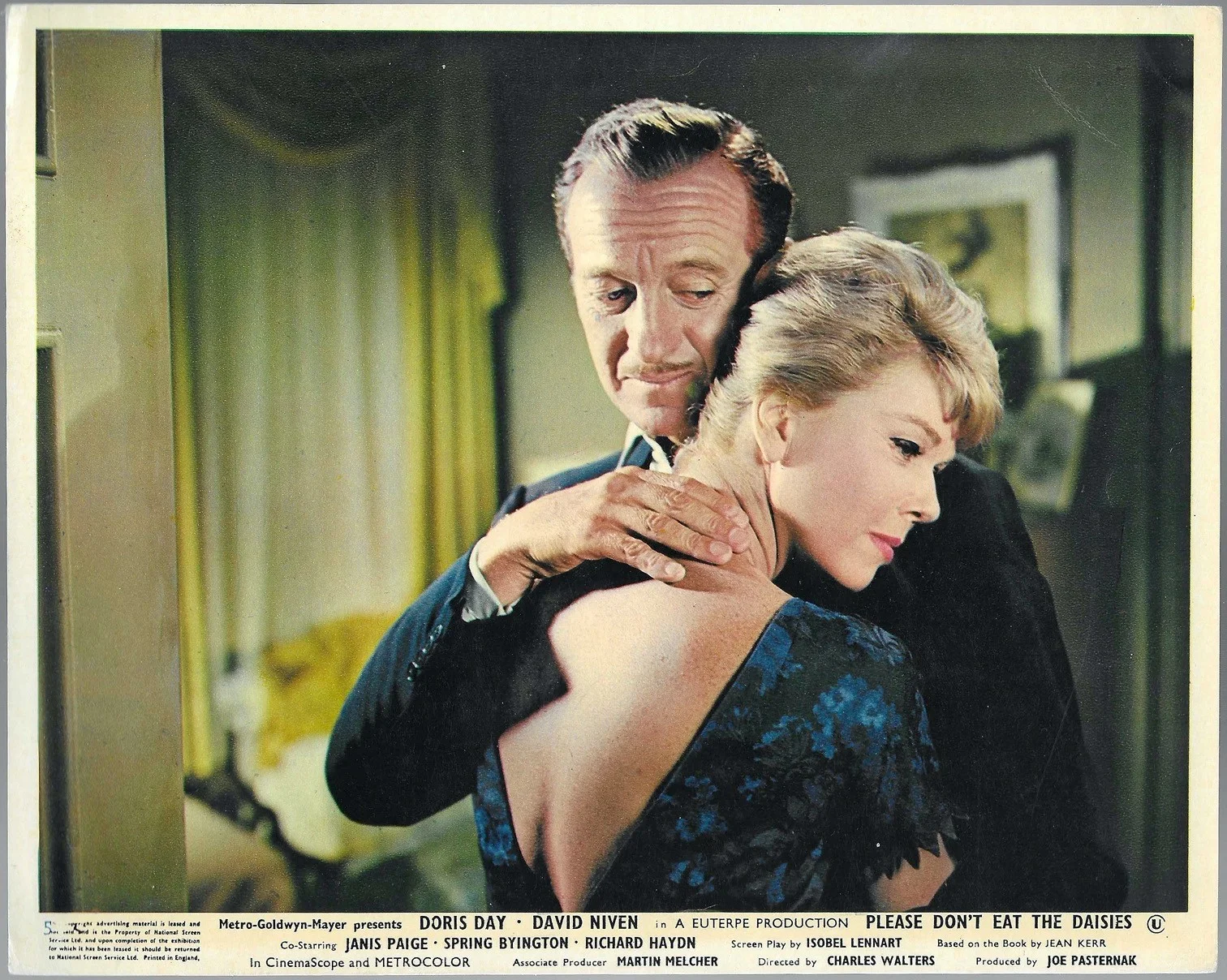 Please Don't Eat the Daisies 5x ORIGINAL UK FOH Lobby Cards Doris Day 1960, изображение 3