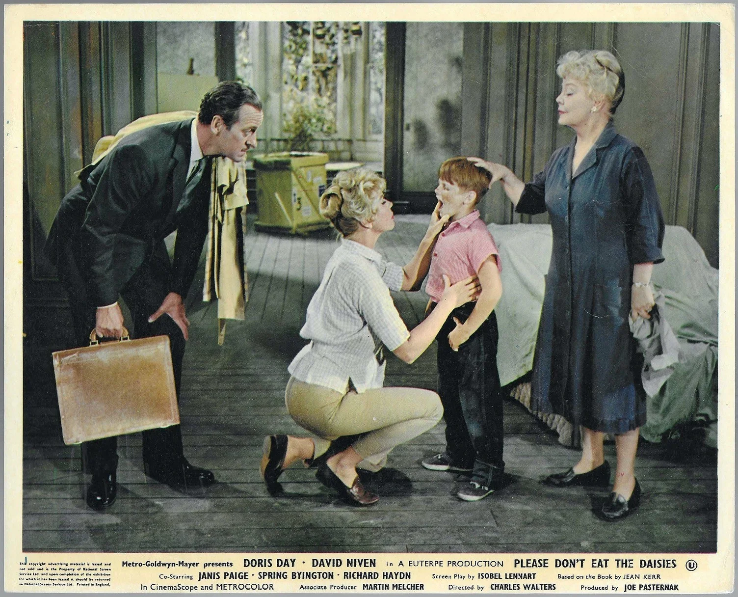 Please Don't Eat the Daisies 5x ORIGINAL UK FOH Lobby Cards Doris Day 1960, изображение 5