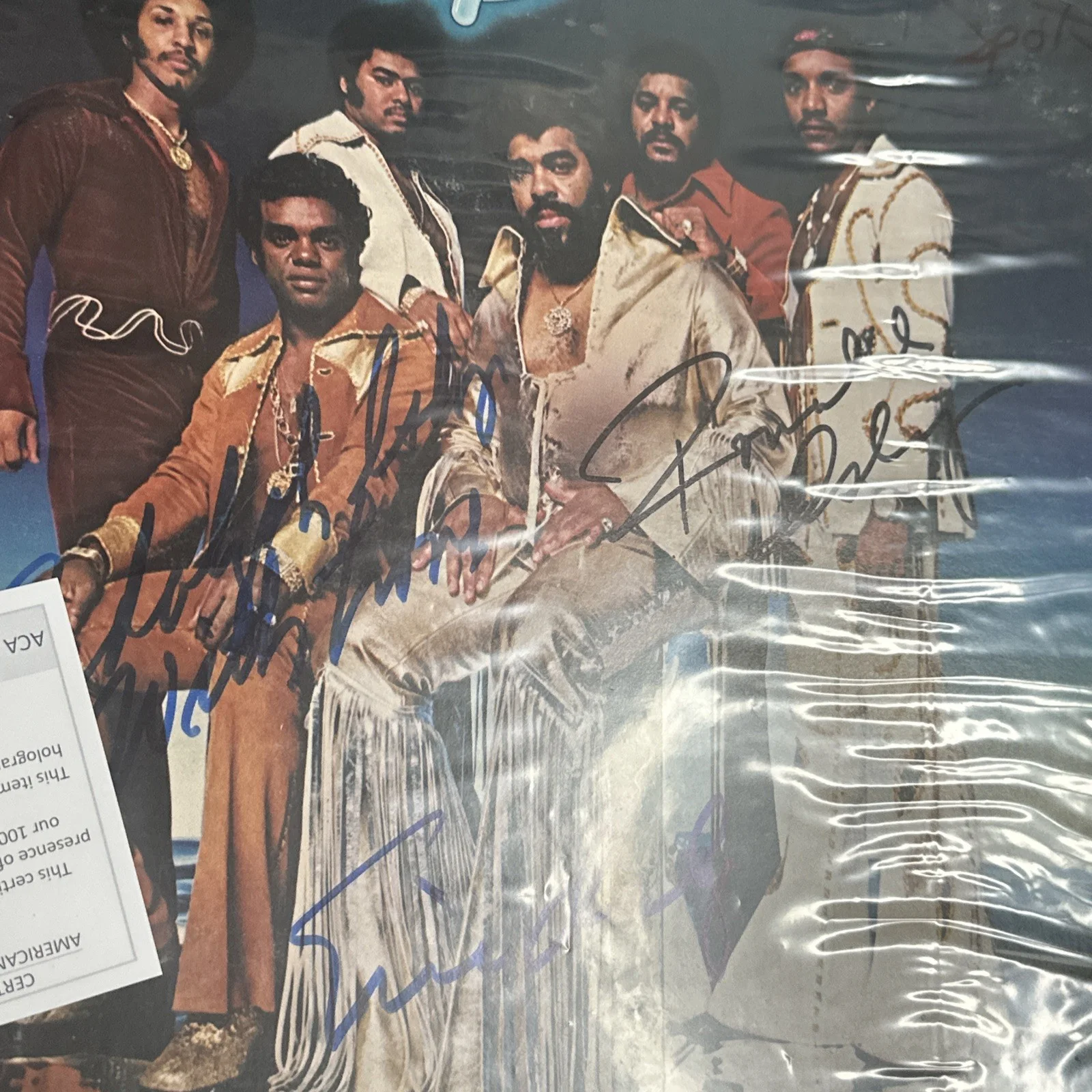 RONALD ISLEY, ERNIE ISLEY & RUDOLPH ISLEY SIGNED RECORD ALBUM COVER - With COA, изображение 2