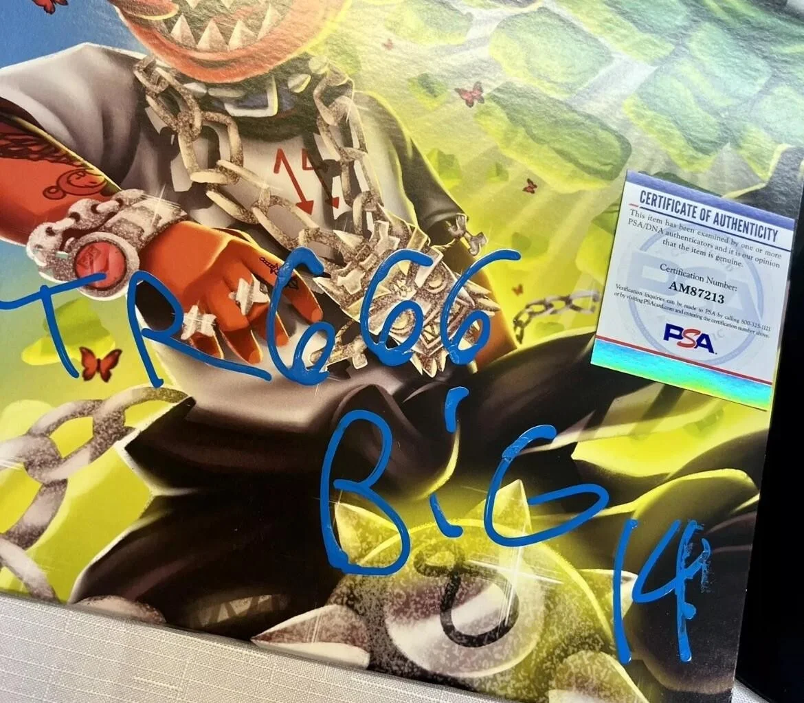 TRIPPIE REDD SIGNED “A LOVE LETTER TO YOU 3” VINYL JUICE AUTO - PSA/DNA COA, image 2