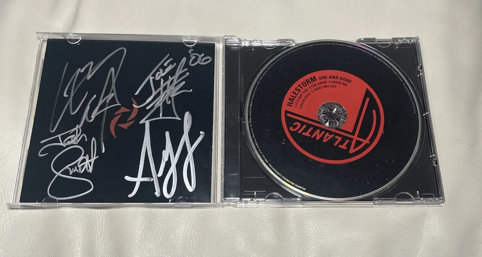 Halestorm REAL hand SIGNED One and Done Signed Autographed ., image 3