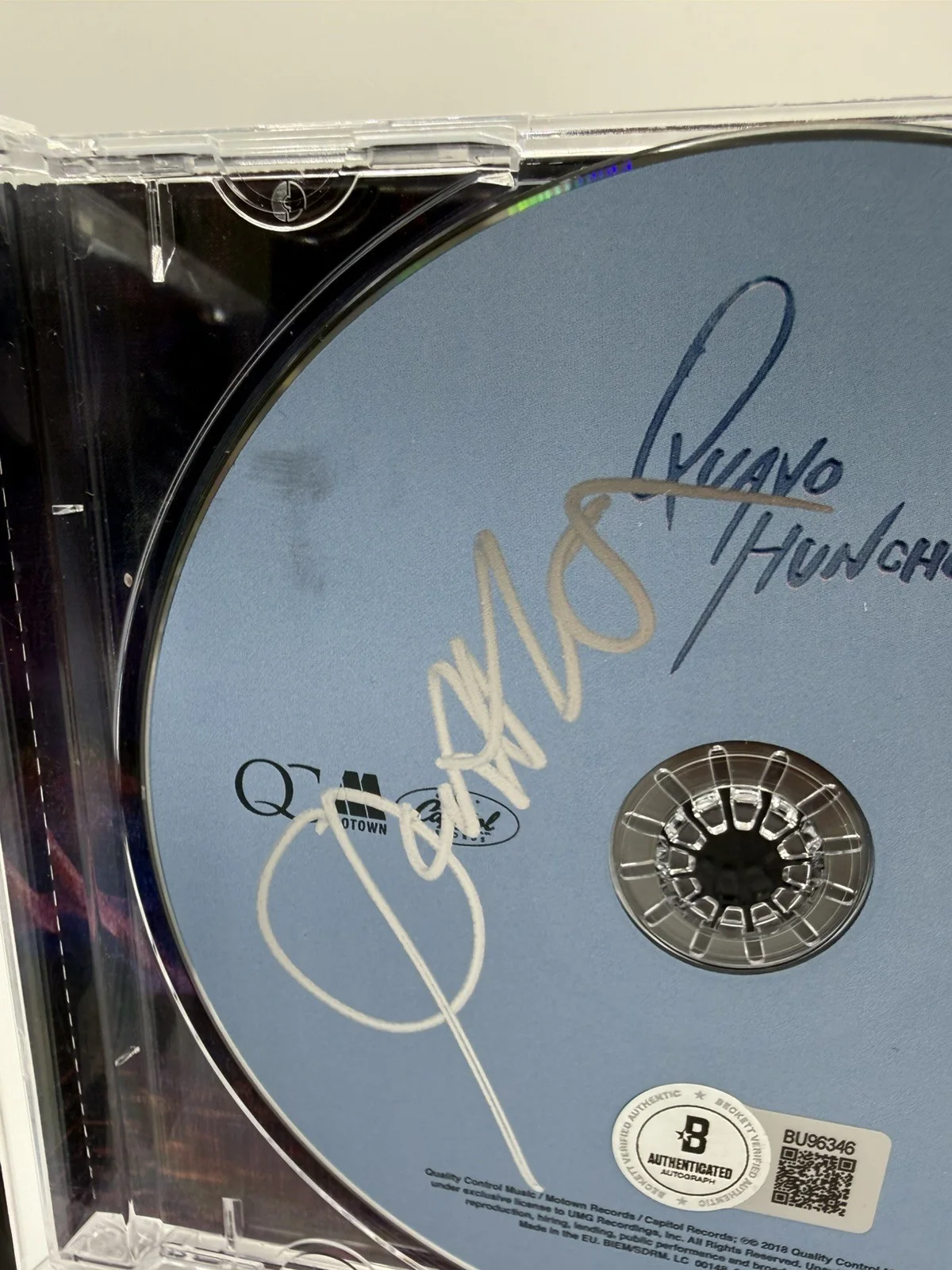 QUAVO SIGNED/ AUTOGRAPHED CD BOOKLET AND CD "QUAVO HUNCHO COA, image 2