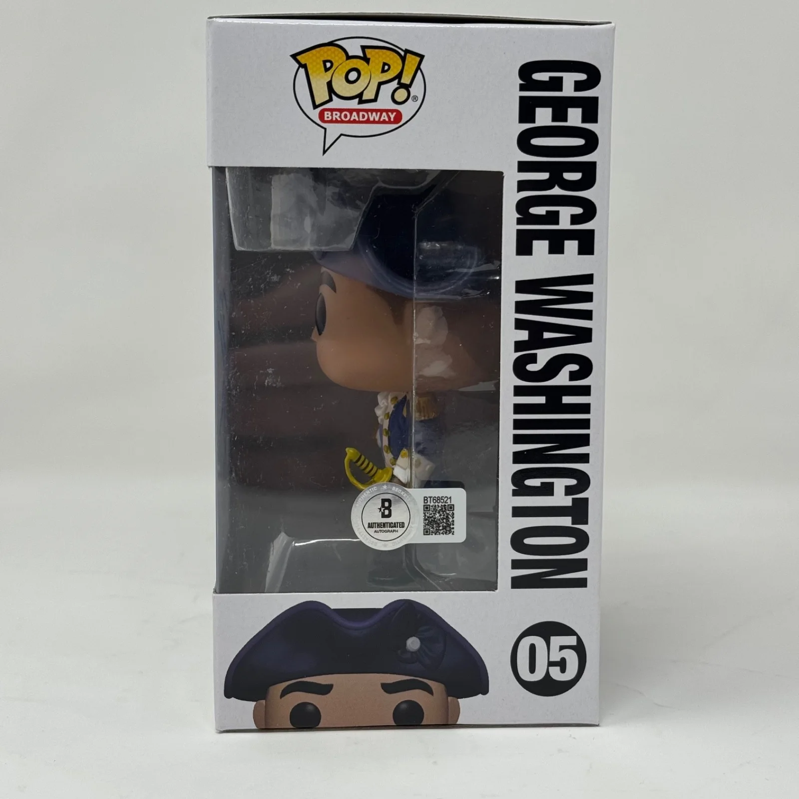 Christopher Jackson — Christopher Jackson Signed Hamilton George Washington Funko Pop #05 Beckett COA, изображение 2