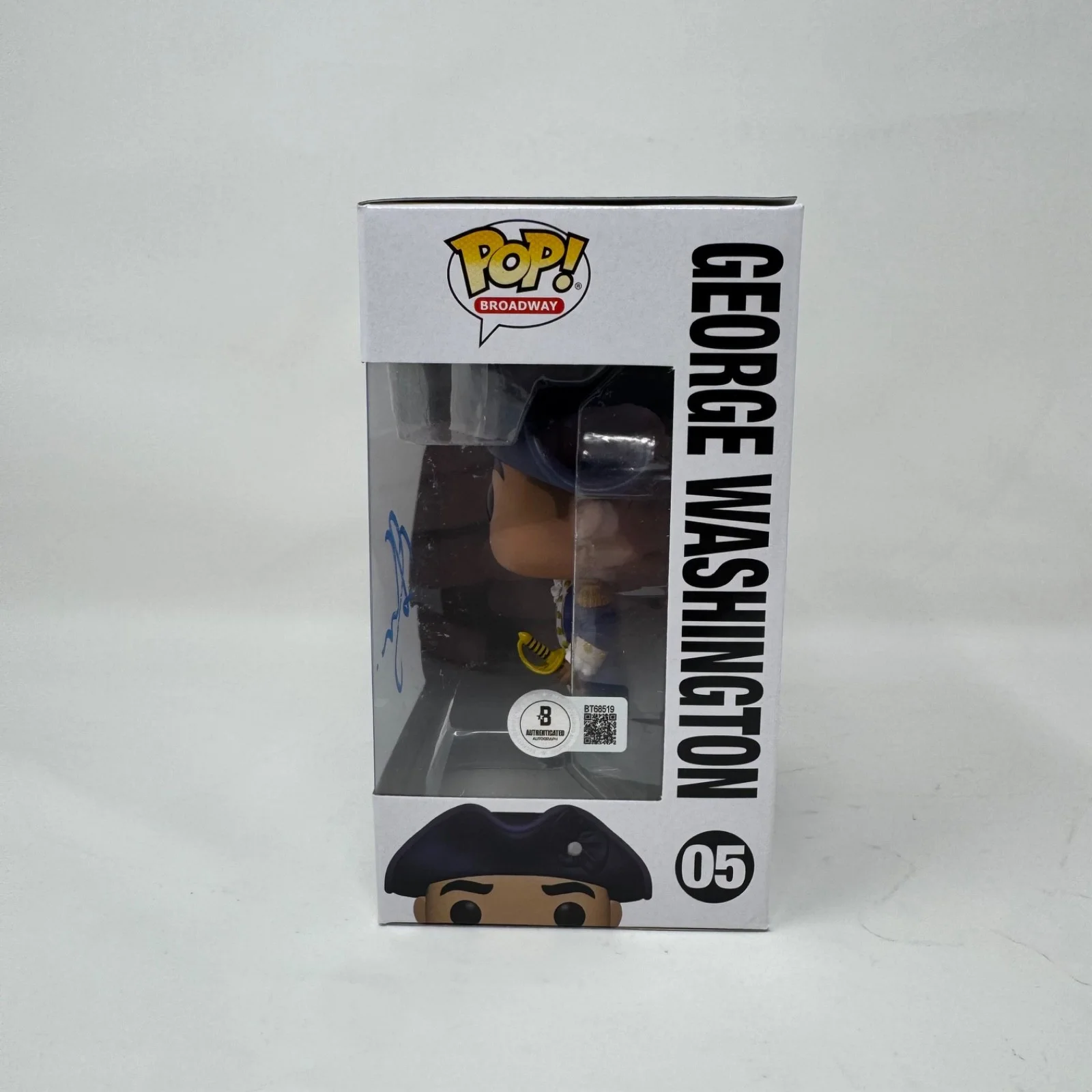 Christopher Jackson — Christopher Jackson Signed Hamilton George Washington Funko Pop #05 Beckett COA, изображение 4