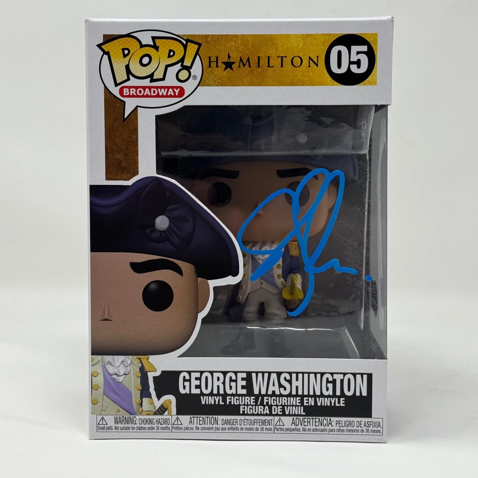 Christopher Jackson — Christopher Jackson Signed Hamilton George Washington Funko Pop #05 Beckett COA, изображение 5