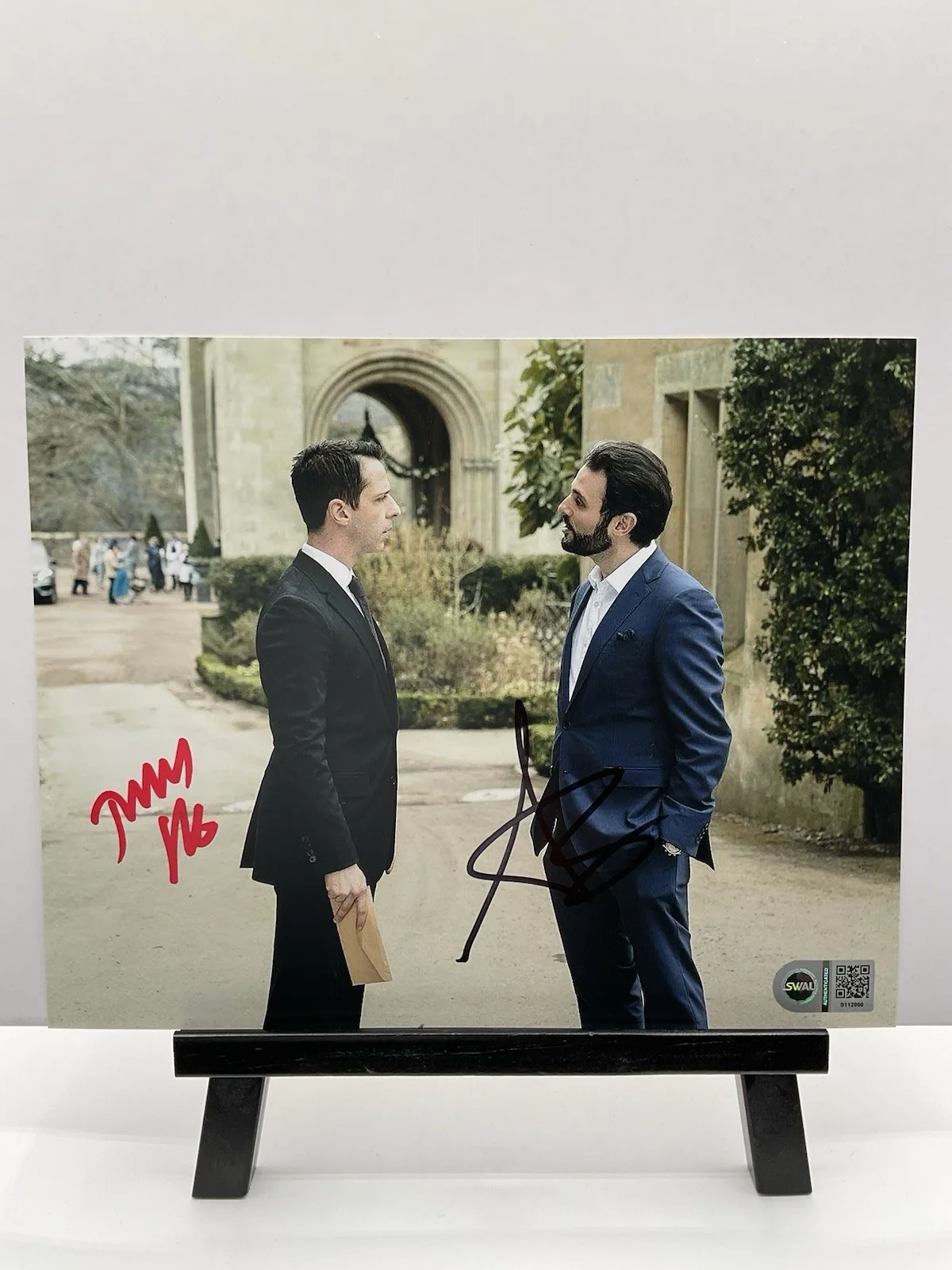 Jeremy Strong — Jeremy Strong signed 8x10 Succession signed 8x10 SWAU Arian Moayed signed photo