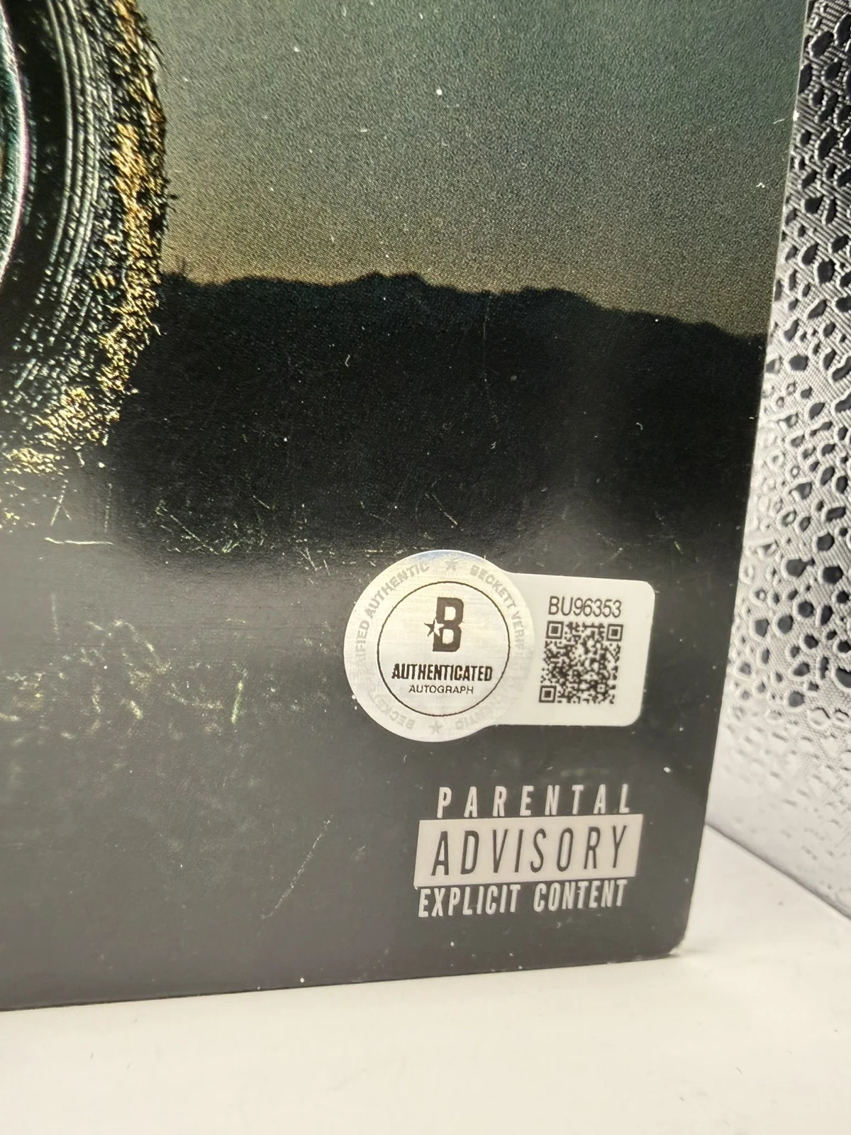 DON TOLIVER SIGNED/ AUTOGRAPHED VINYL "HARDSTONE PSYCHO COA, image 3