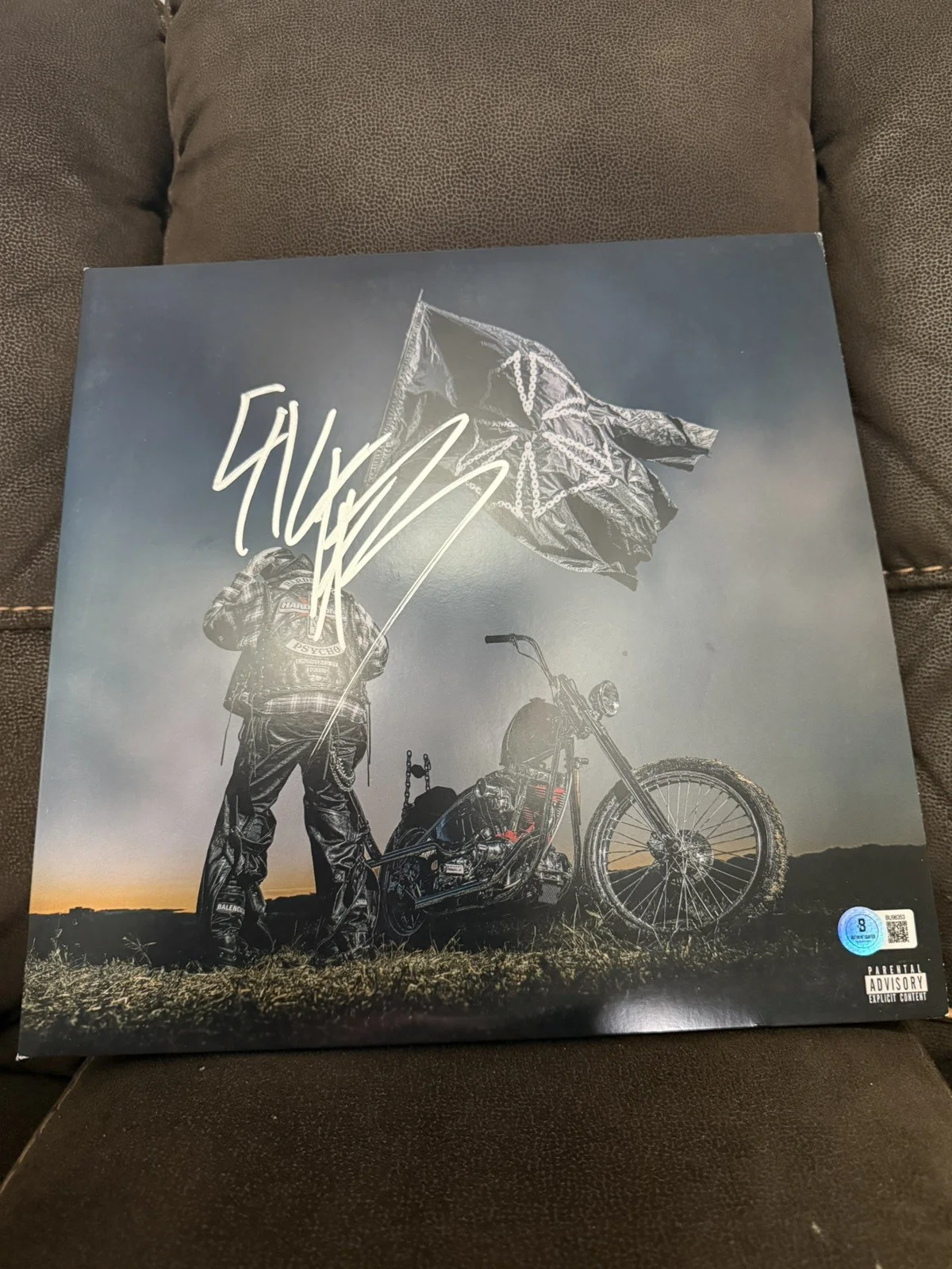 DON TOLIVER SIGNED/ AUTOGRAPHED VINYL "HARDSTONE PSYCHO COA, image 5