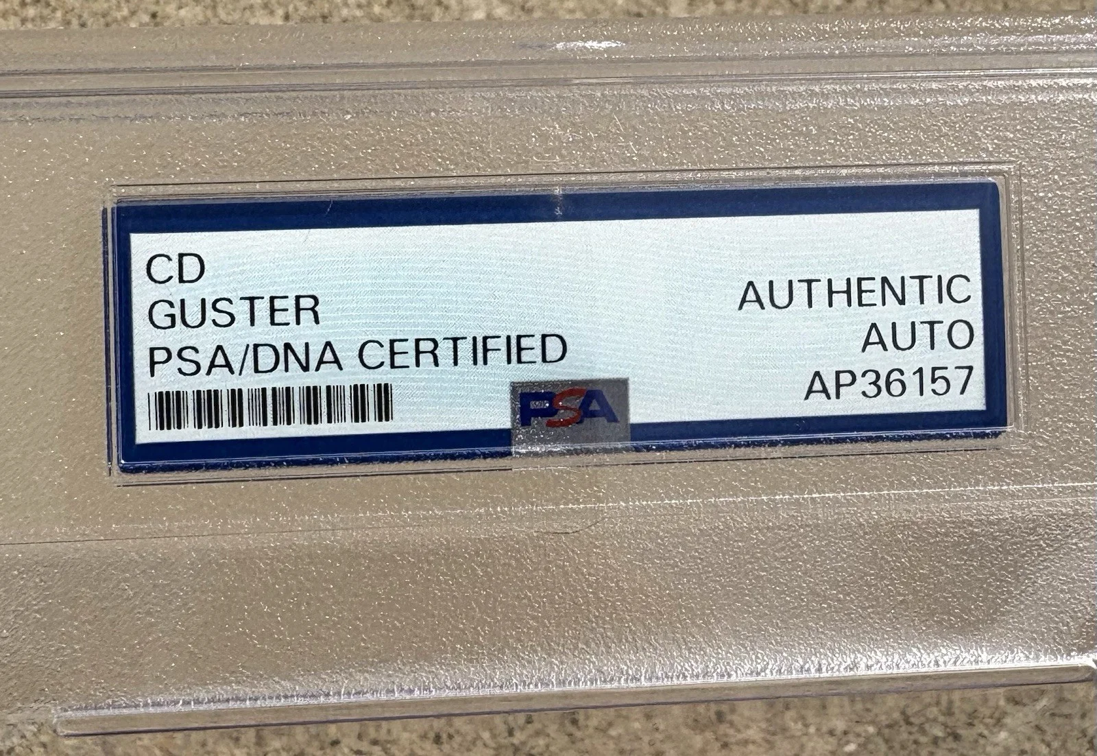 GUSTER Band SIGNED PSA/DNA Auto Slabbed CD, image 3