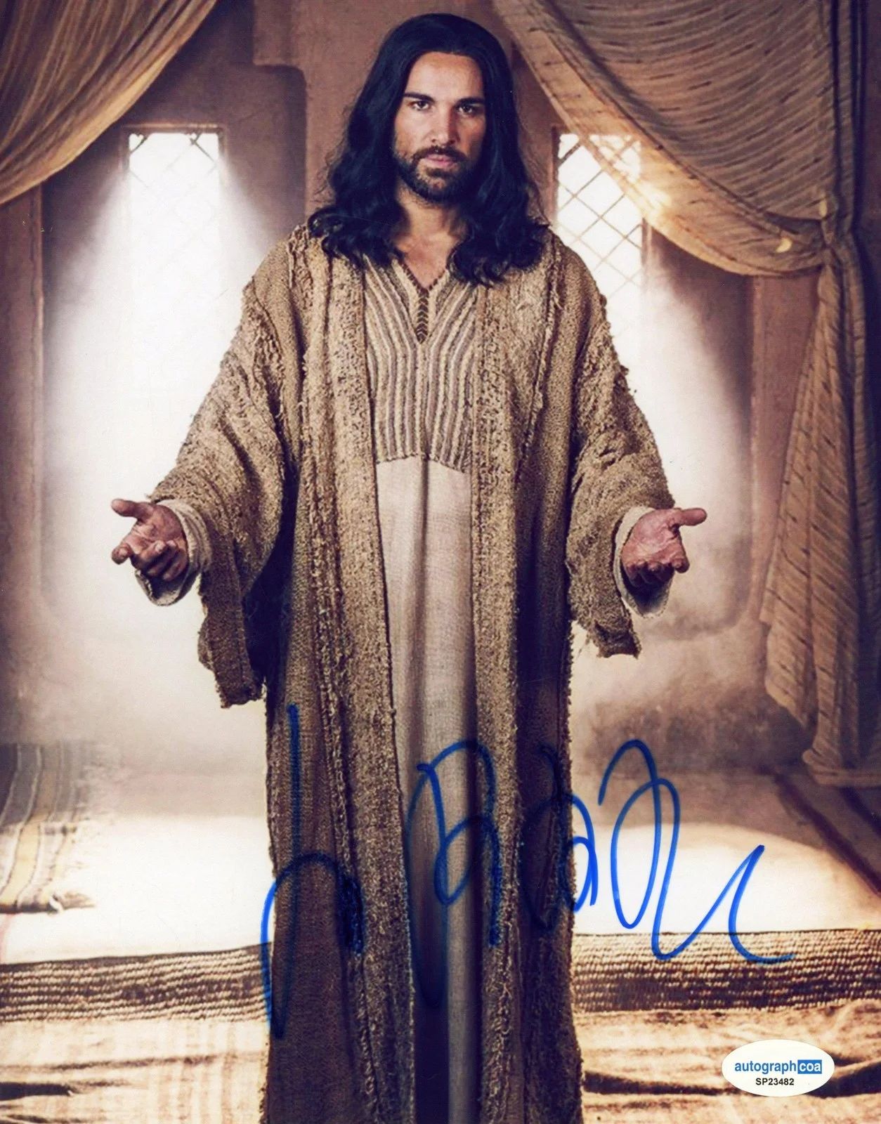 Juan Pablo Di Pace — Juan Pablo Di Pace "A.D. The Bible Continues" SIGNED 'Jesus' 8x10 Photo B ACOA