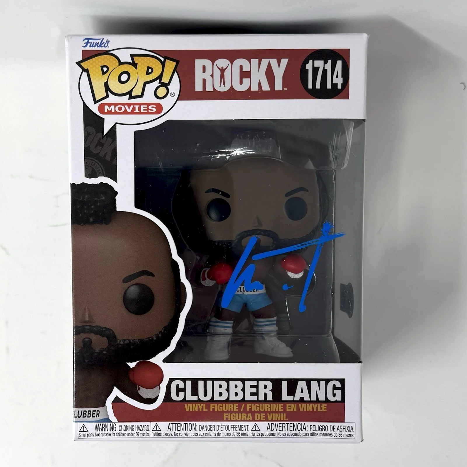 Mr. T — Mr. T Signed Rocky Clubber Lang Funko Pop #1714 Autograph Figure Beckett COA, image 2